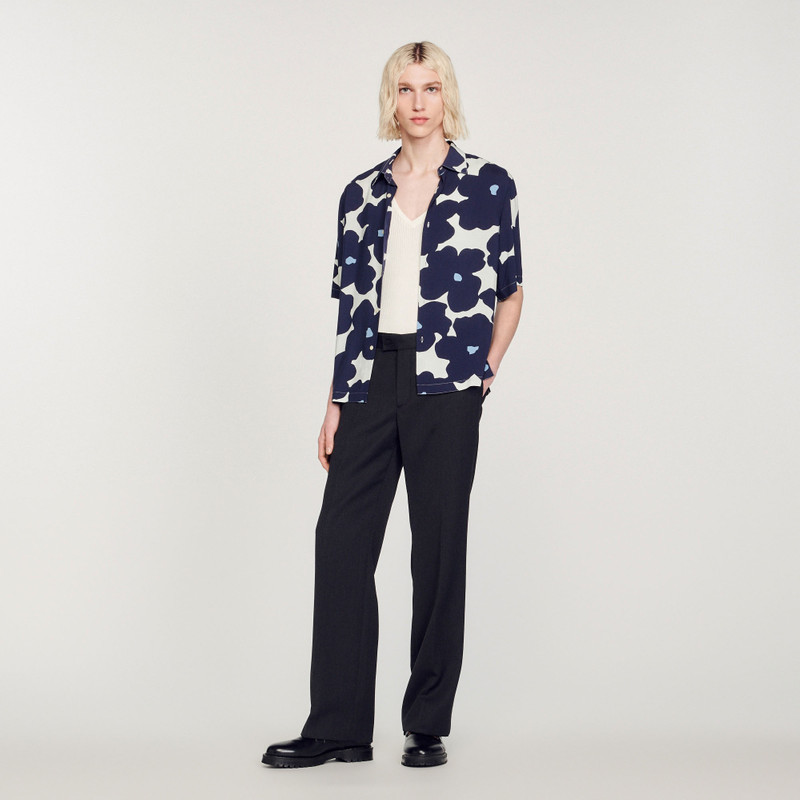 Sandro Floral print shirt outlook