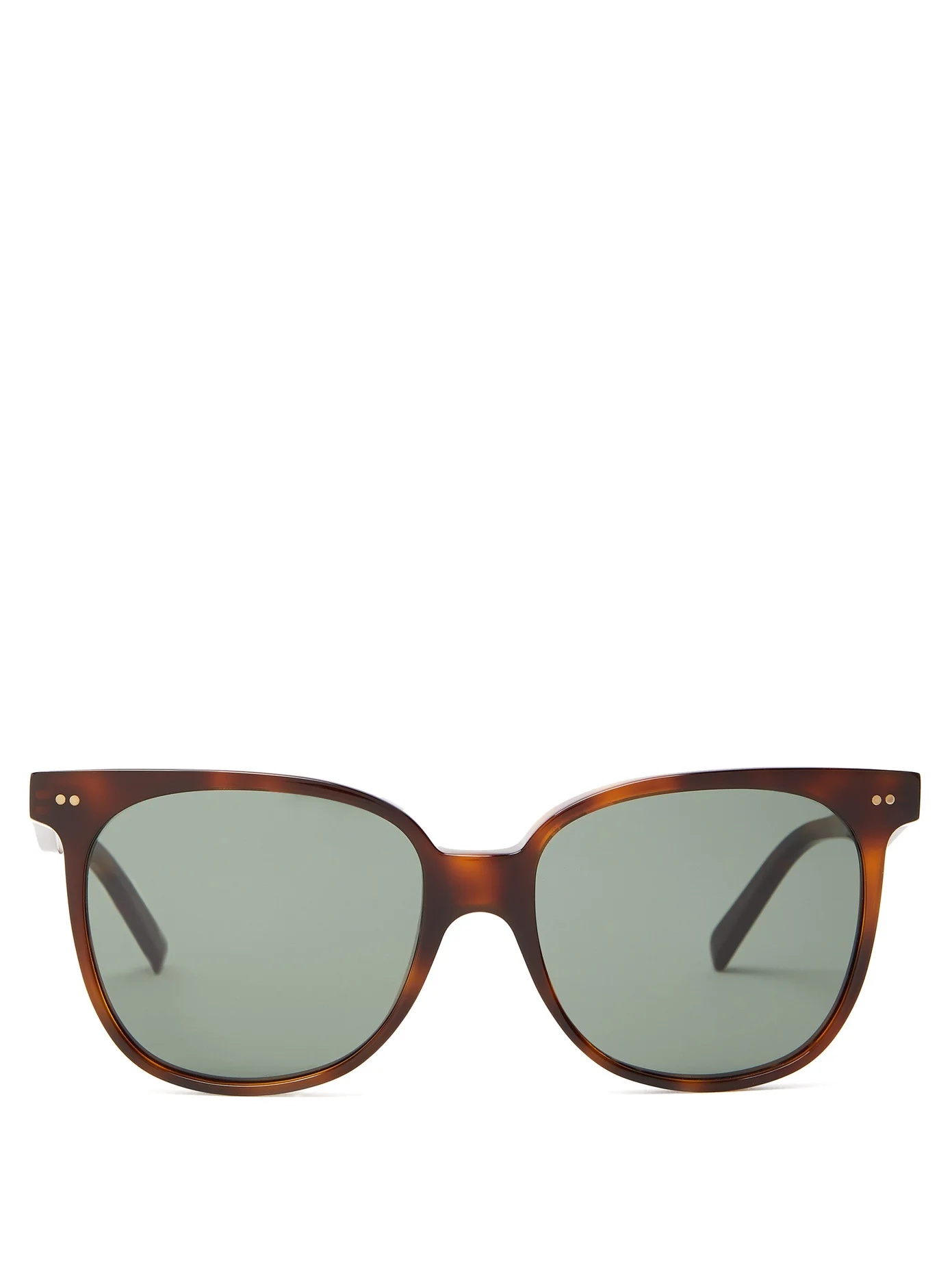 Oversized square tortoiseshell-acetate sunglasses - 1