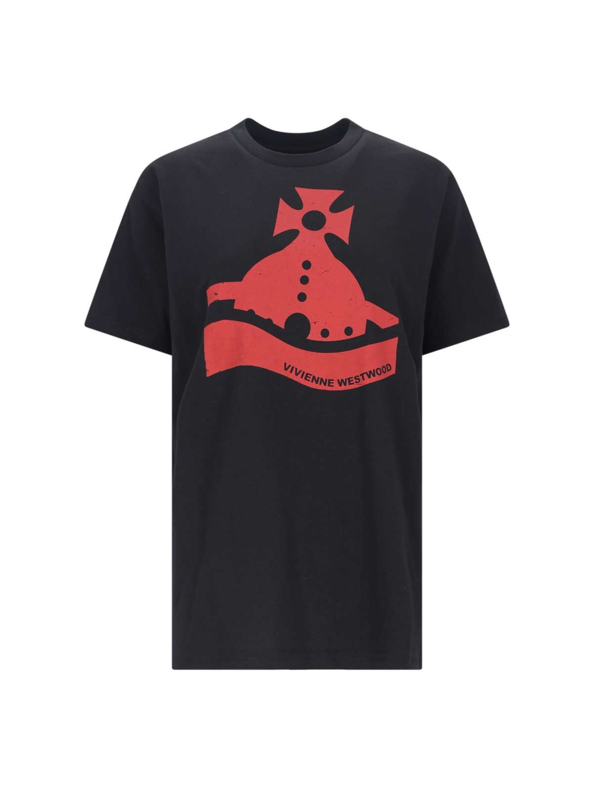 Tシャツ・カットソー Vivienne Westwood \"SUNKEN ORB\" T-SHIRT (3G01002F J001MN401) Vivienne Westwood | Sunken Orb T-Shirt | Regular Fit T