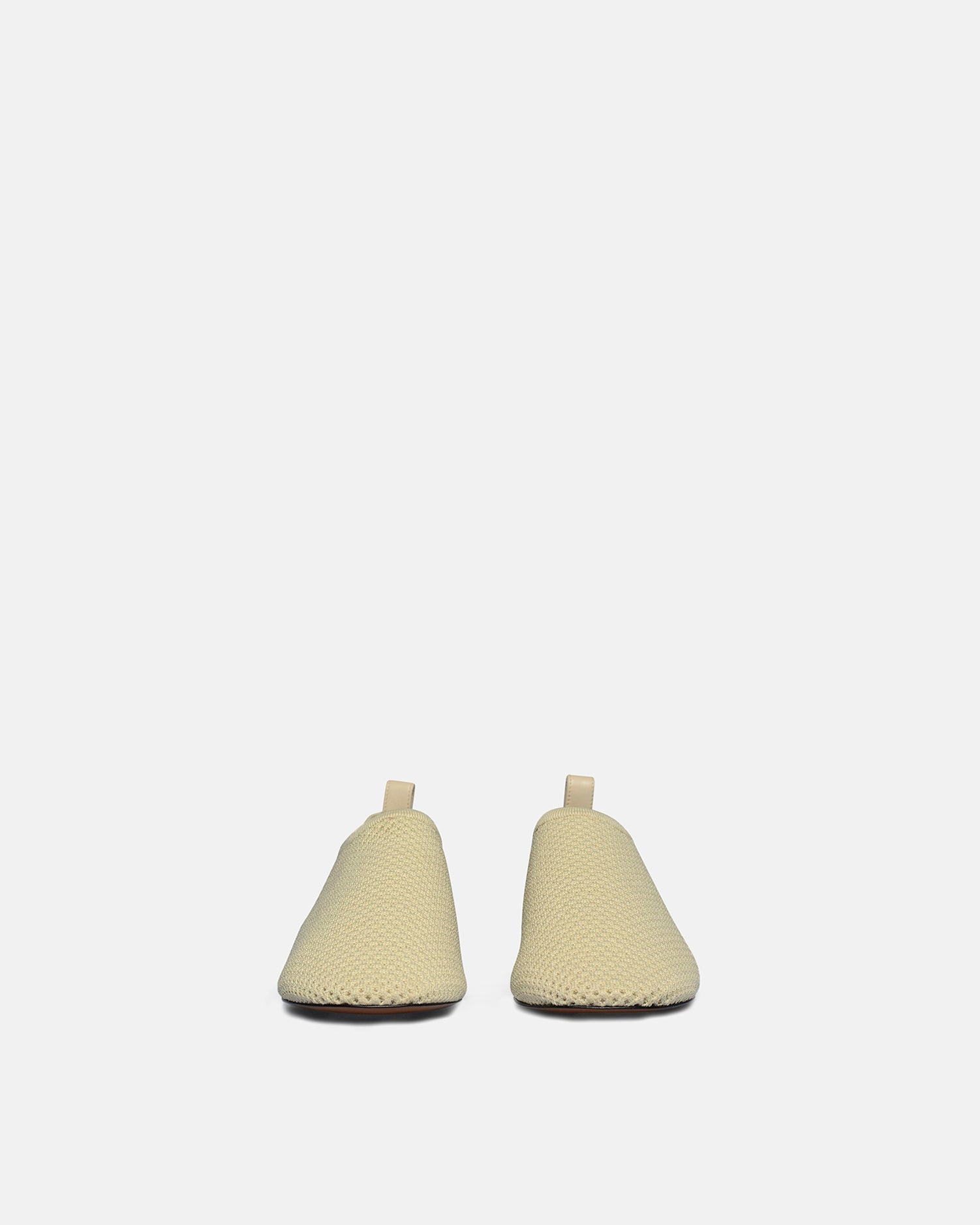 Mesh-Knit Square-Toe Slip-On Shoes - 3