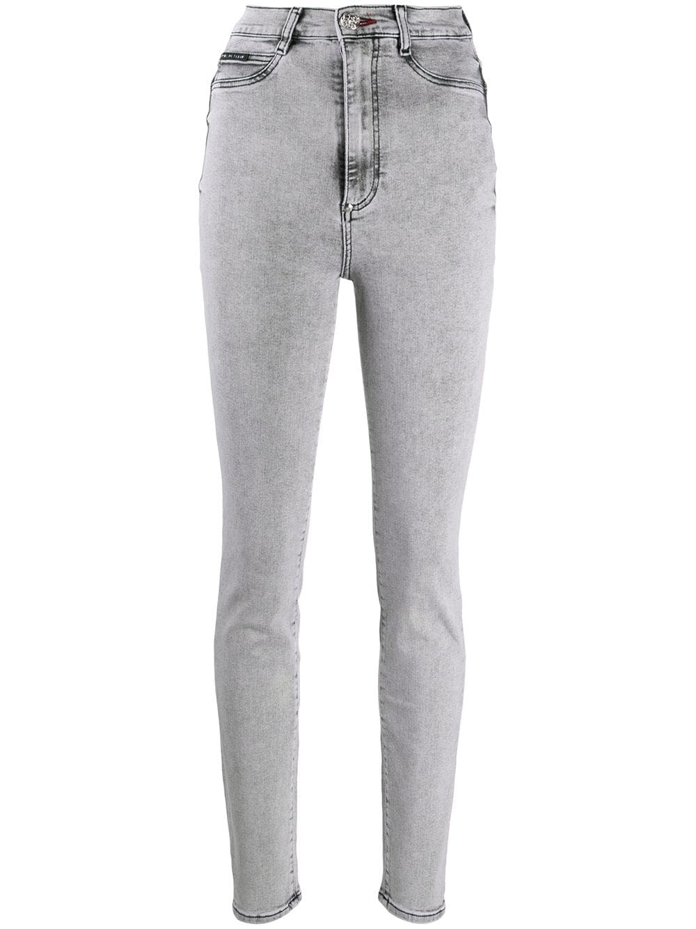high-rise skinny jeans - 1