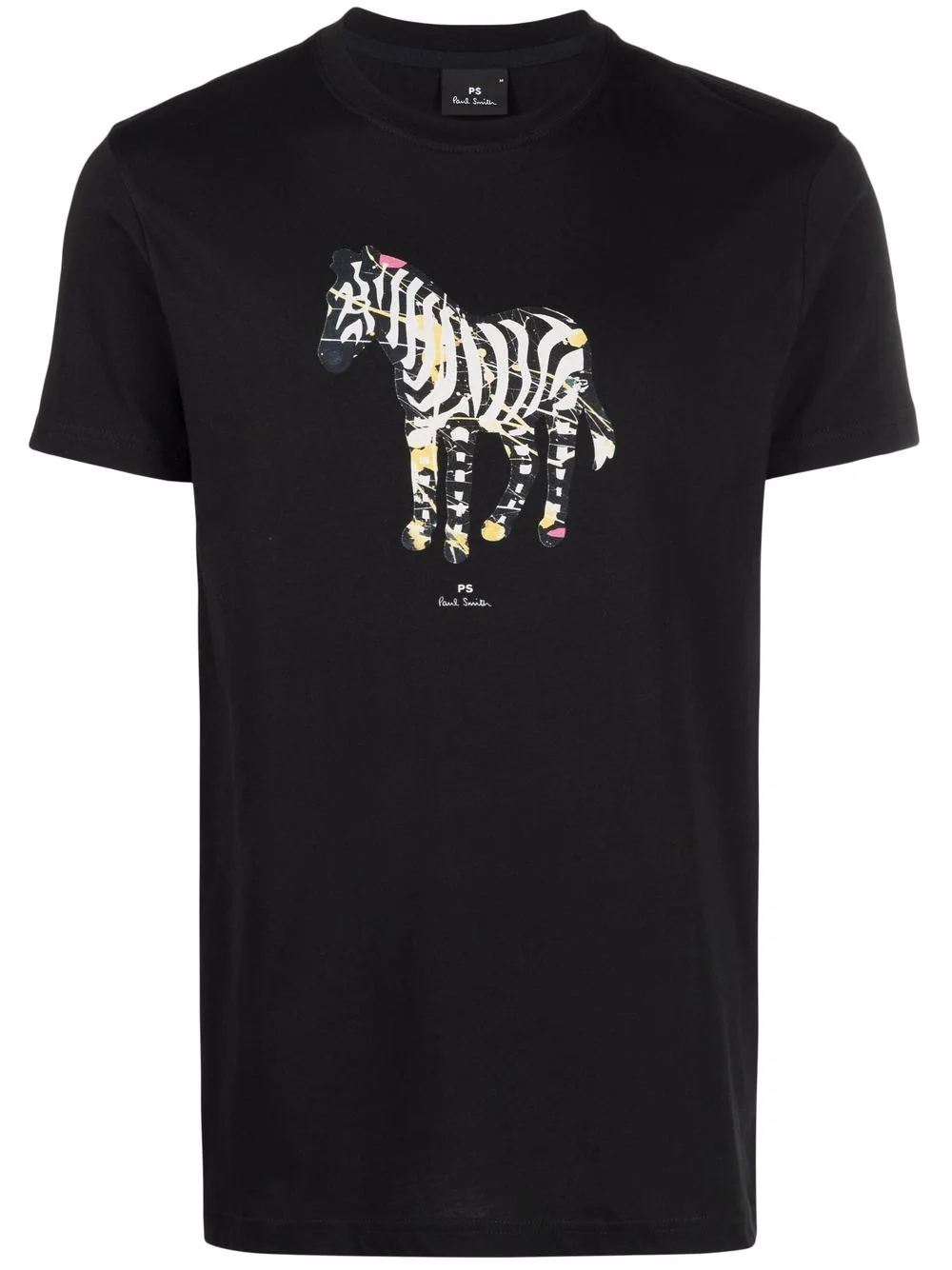 zebra-print T-shirt - 1