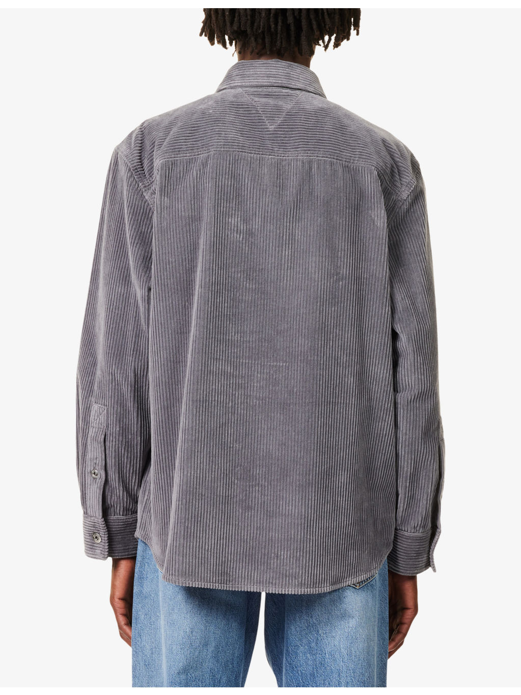 Corduroy Long-Sleeve Cotton Shirt - 4