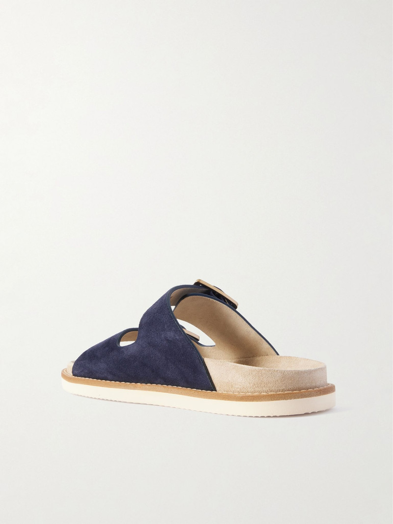 Suede Sandals Navy 3