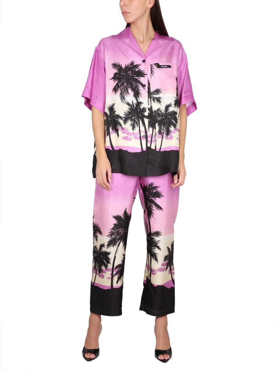 PALM ANGELS SUNSET PRINT SHIRT - 2