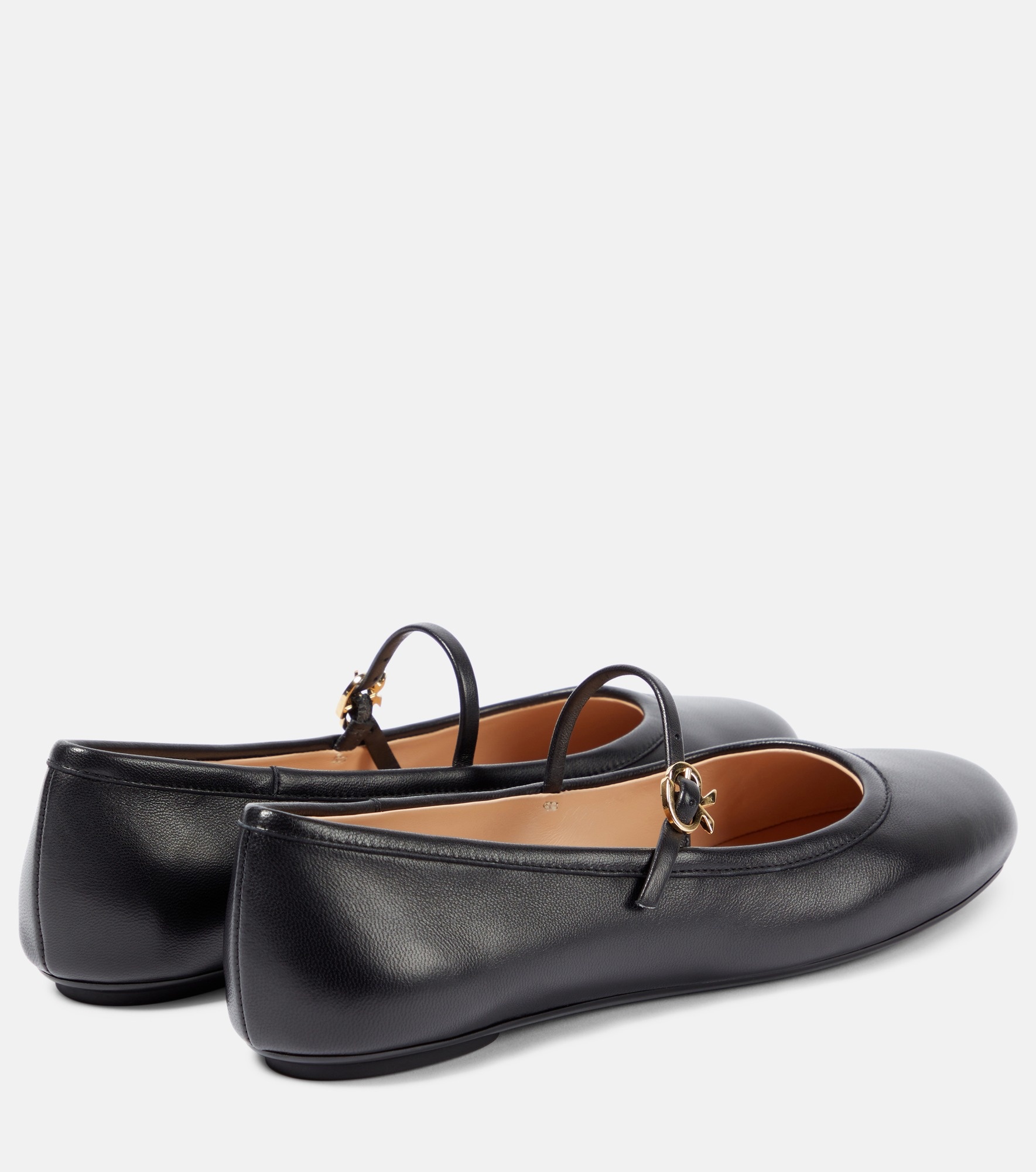 Carla leather Mary Jane ballet flats - 3