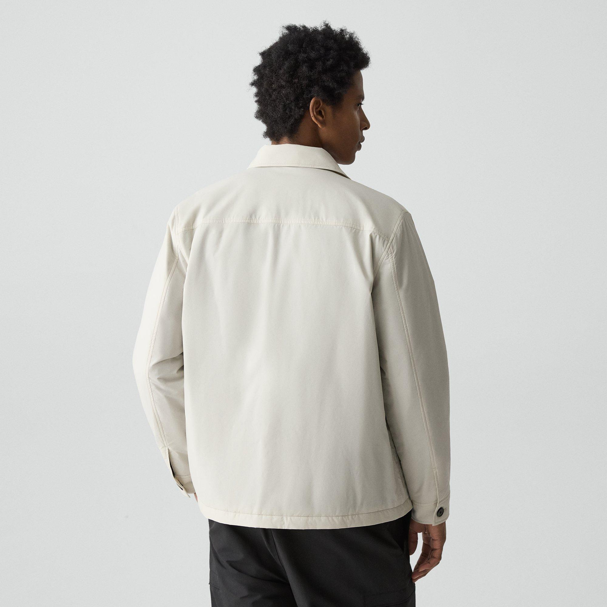Button-Up Jacket in Motion Nylon - 4