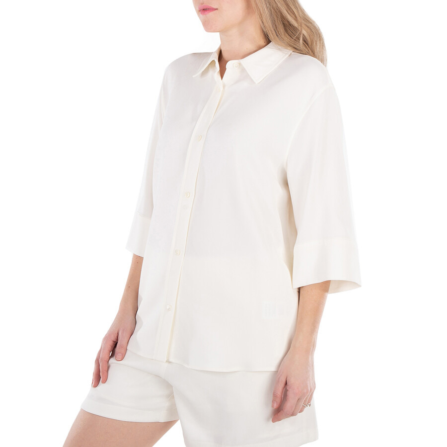 Anine Bing Ladies Ivory Mary Buttoned Down Shirt - 3