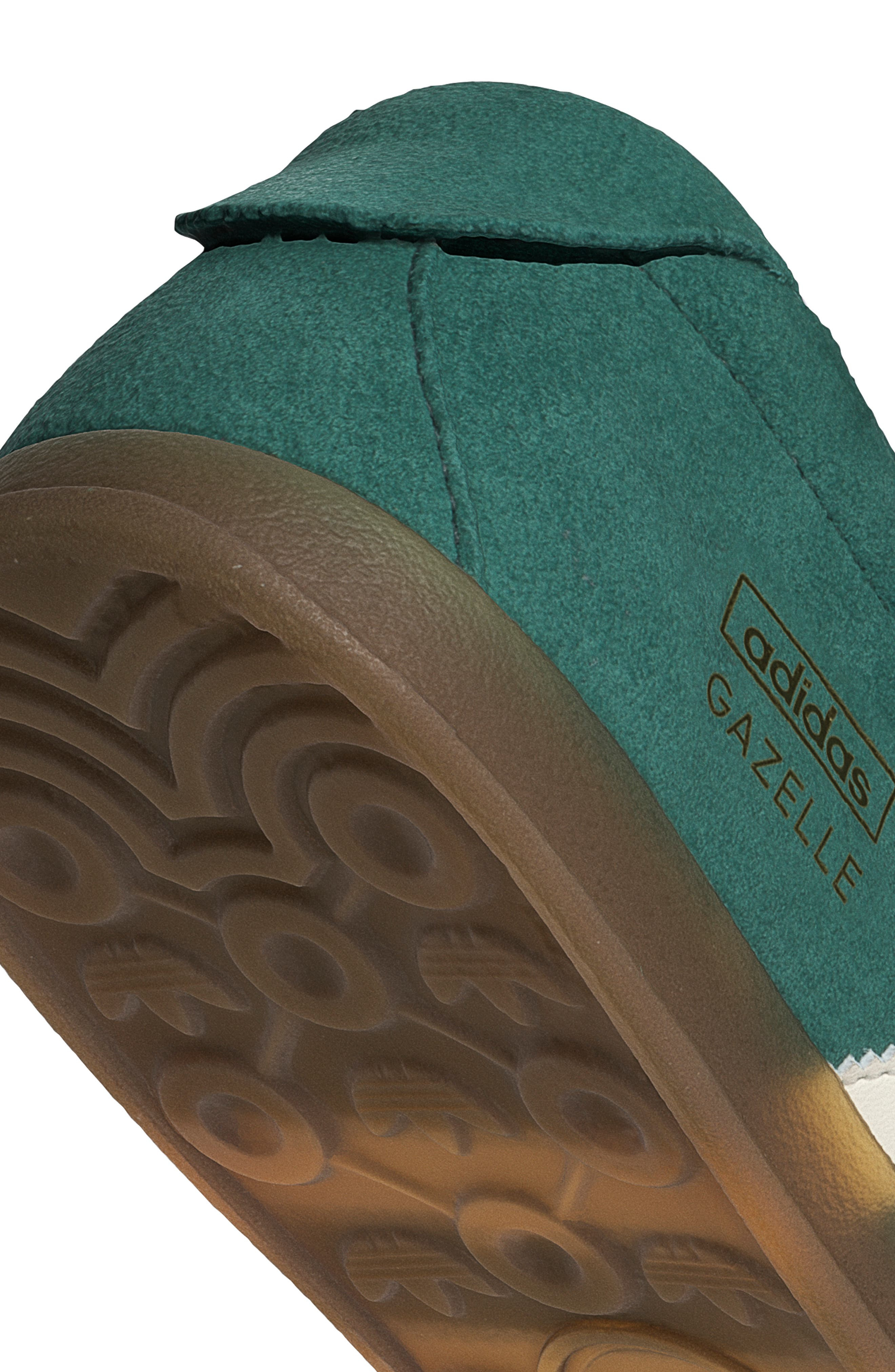 adidas Gazelle Lo Pro Sneaker in Green/Cloud White/Gum at Nordstrom - 7