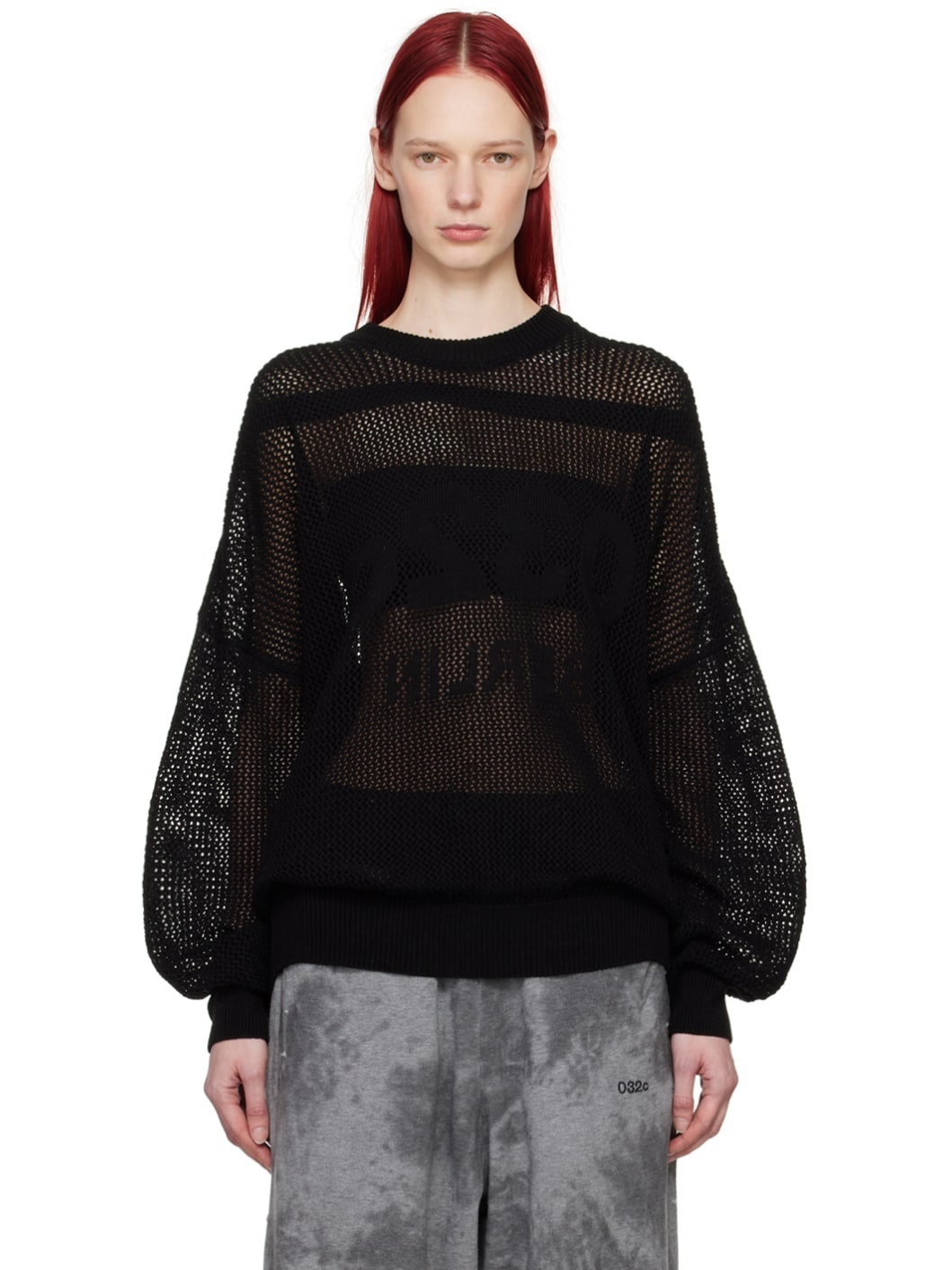 Black Selfie Sweater - 1