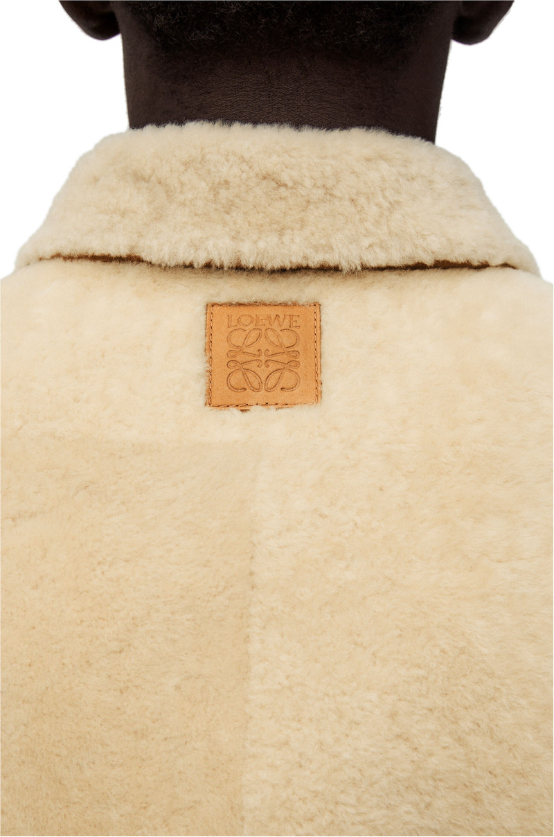 Overshirt in shearling 5