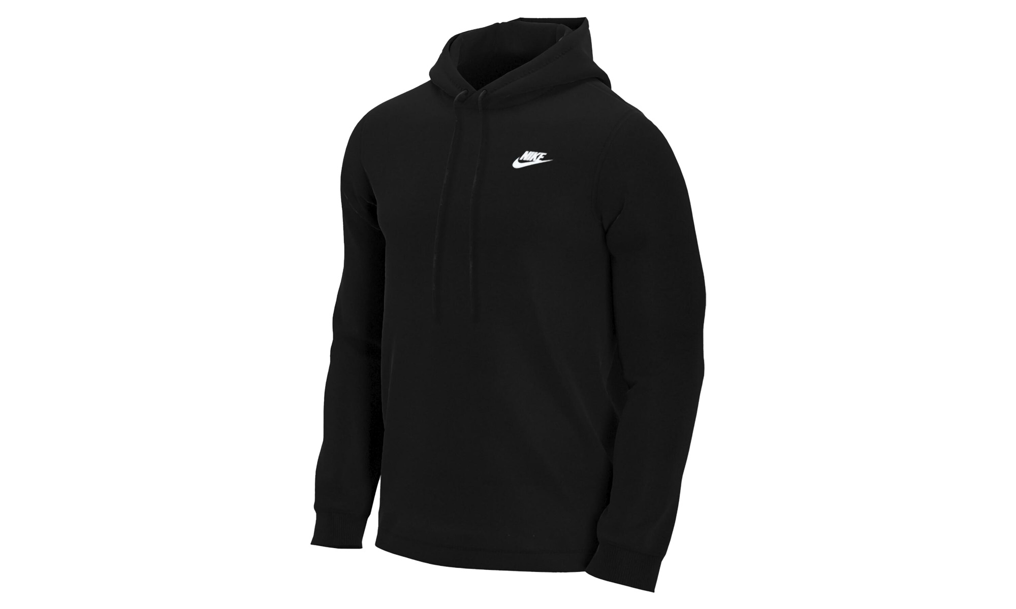 SPORTSWEAR CLUB JERSEY PULLOVER HOODIE "Black" - 1