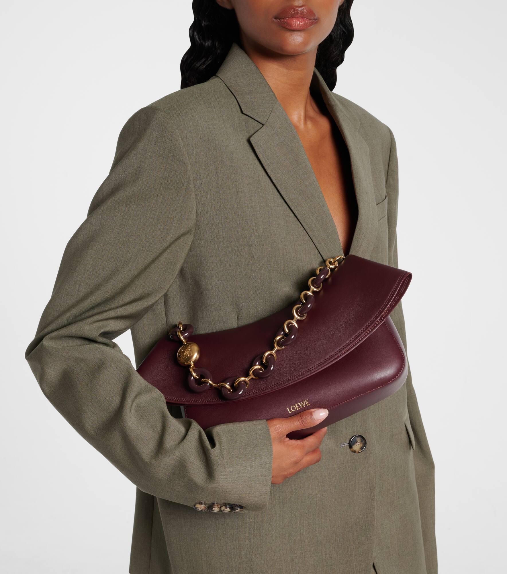 Ola Medium leather shoulder bag - 7