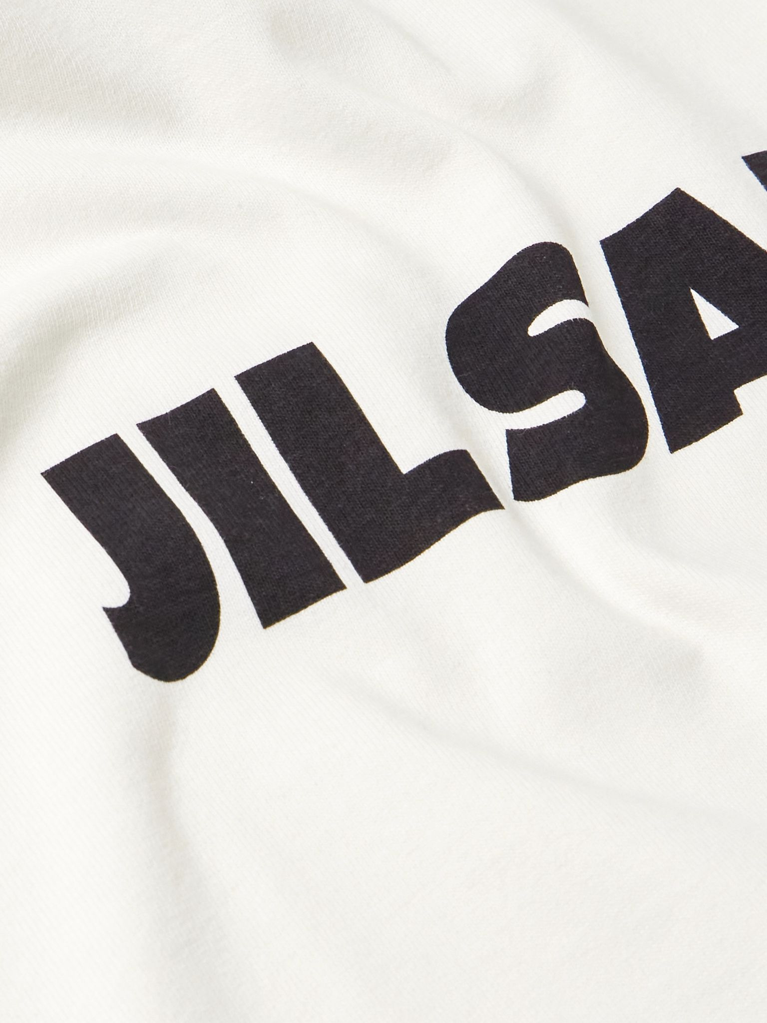 Logo-Print Cotton-Jersey T-Shirt Off-white - 4