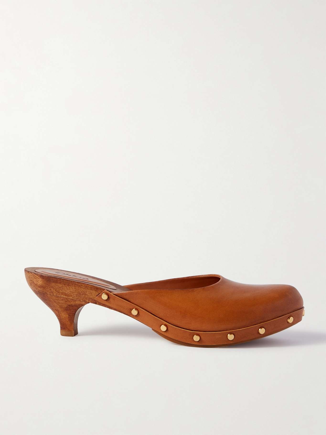 Studded leather mules - 1