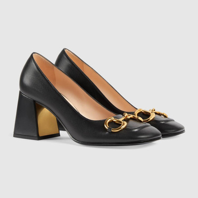 GUCCI Women's mid-heel pump with Horsebit outlook