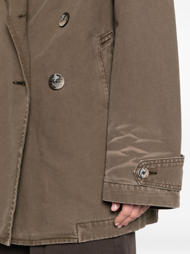 Great double-breasted collared jacket 5