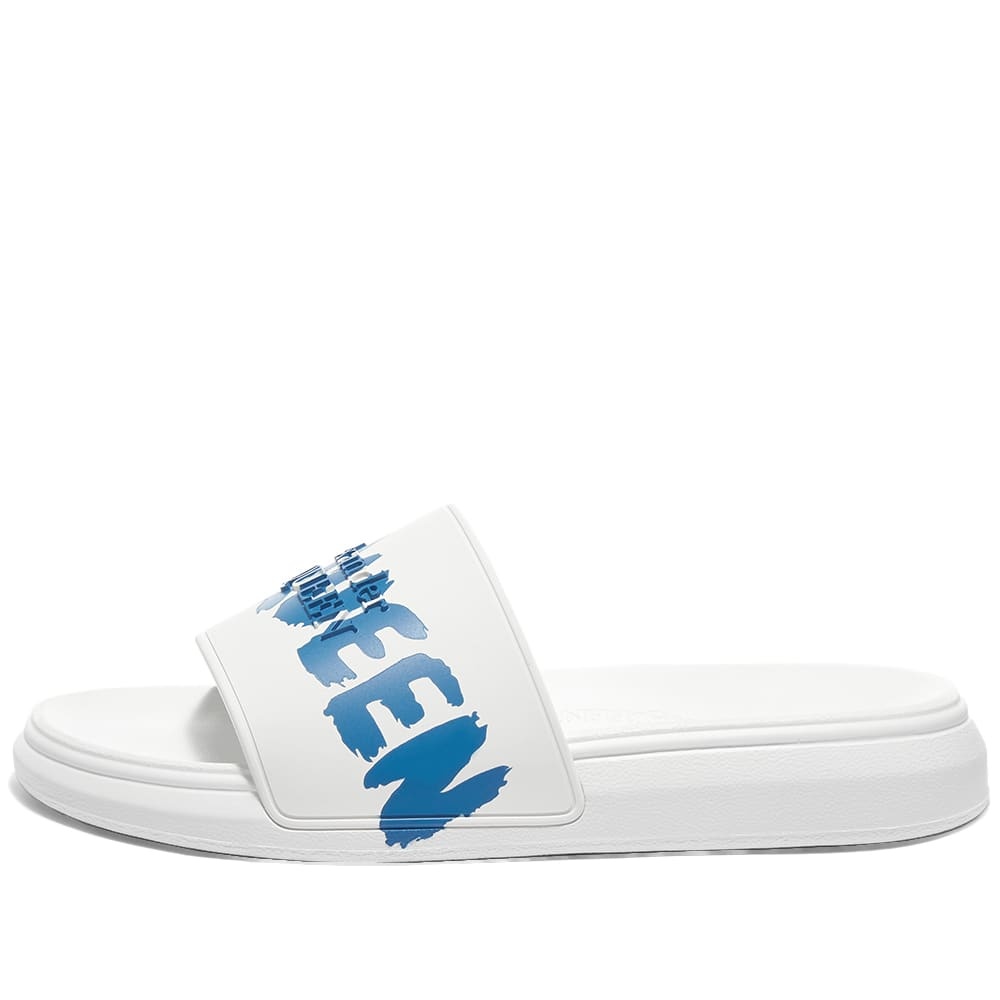 Alexander McQueen Graffiti Logo Pool Slide - 2