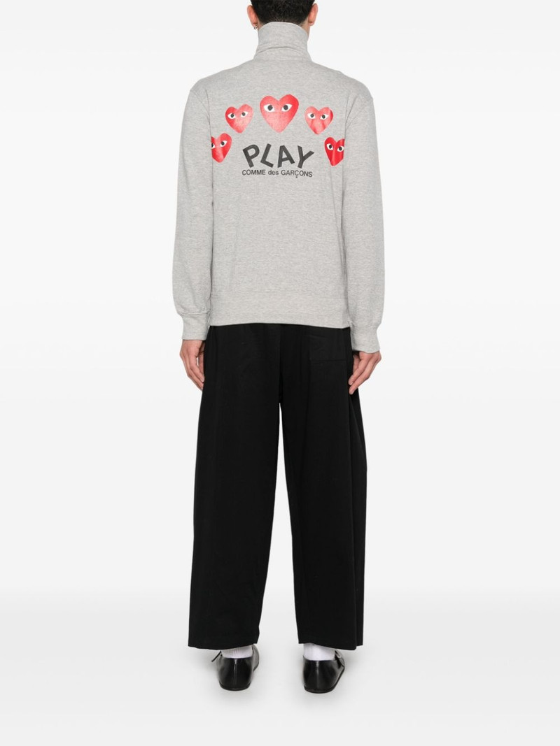 Comme des Garçons PLAY heart-patch sweatshirt outlook