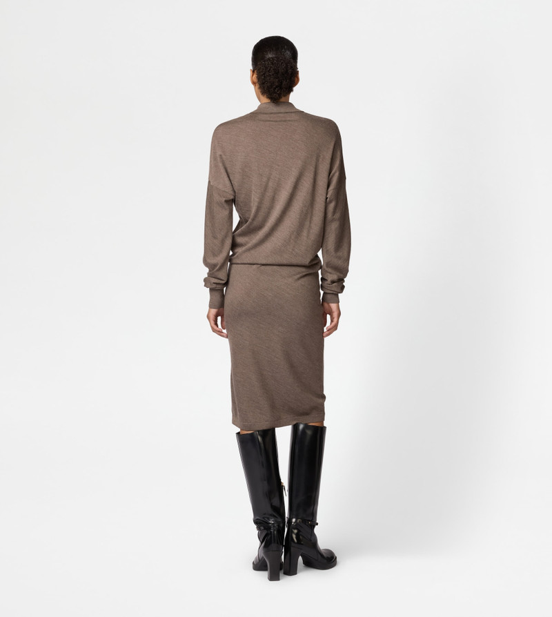 릴크의 드레스 KNIT - BROWN 3