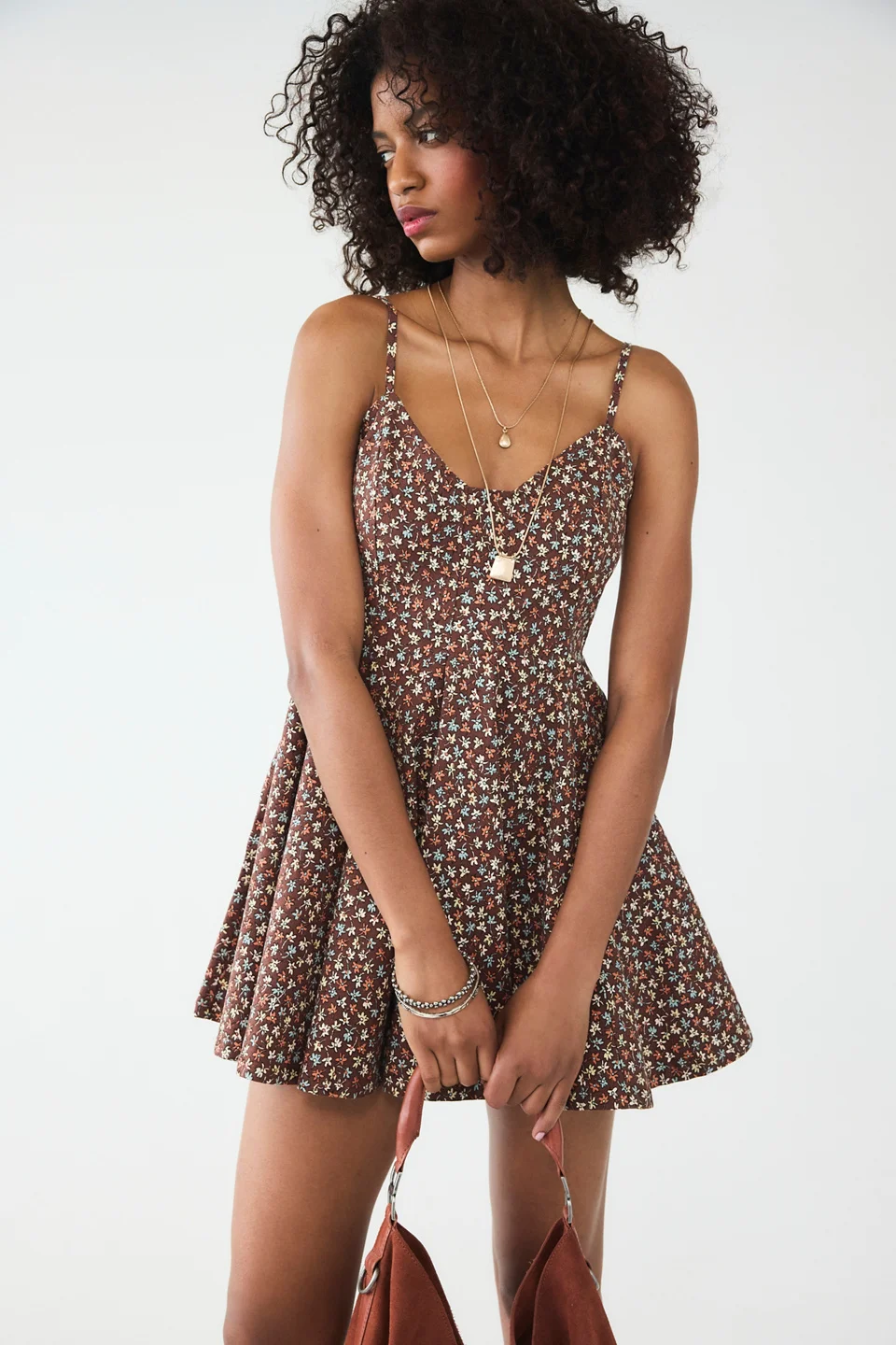 Tan Lines Printed Mini Dress - 1