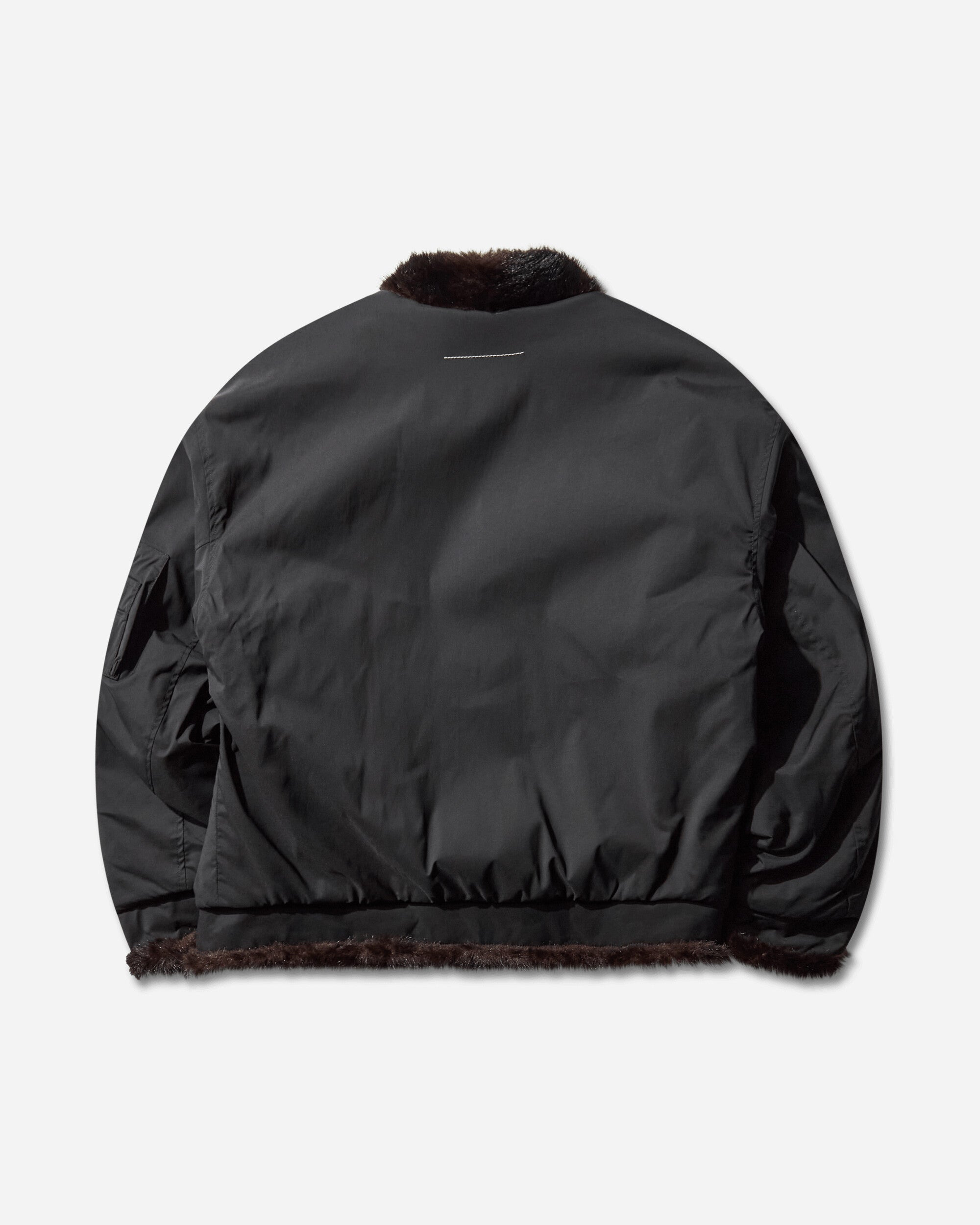 Men's Reversible Bomber Jacket Brown - 2