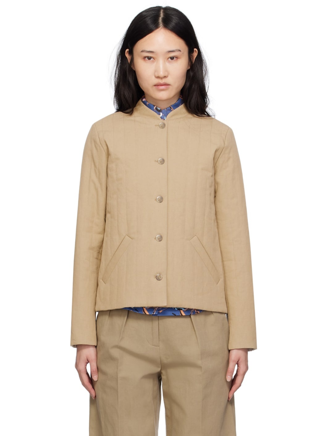 Beige Aurore Jacket - 1