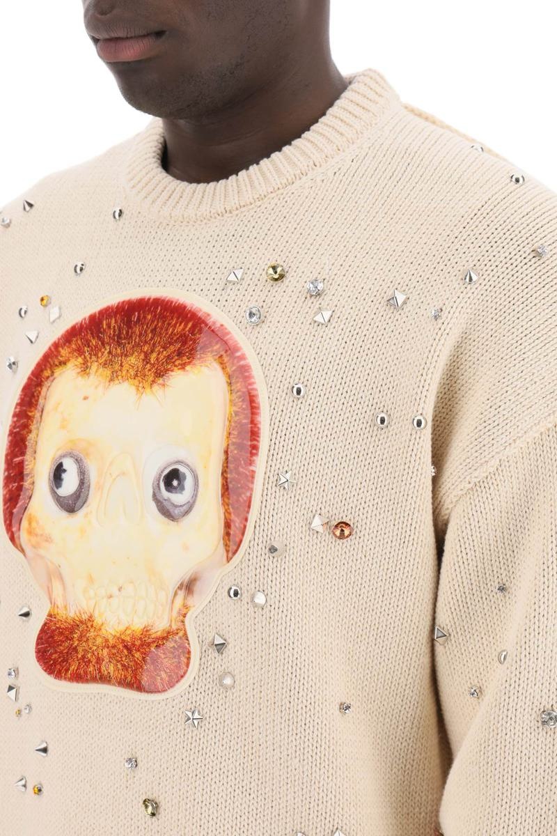 Acne Studios "STUDDED PULLOVER WITH ANIMATION - 4