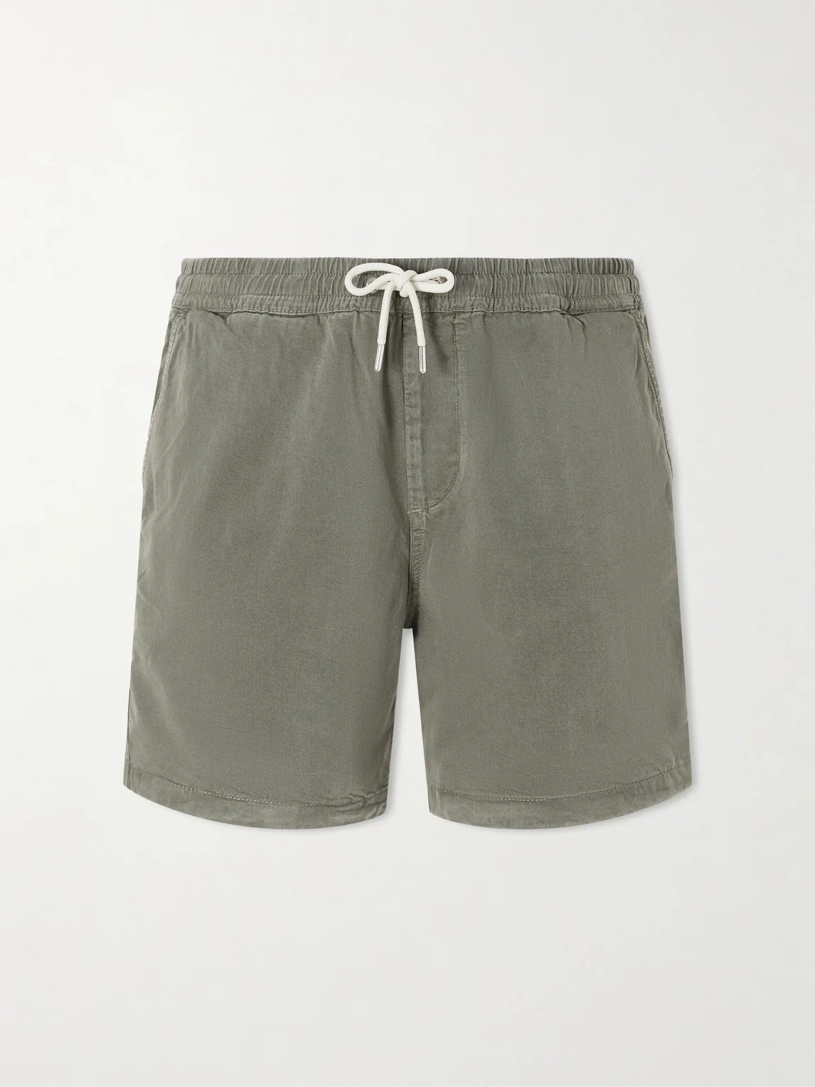 Gregor Straight-Leg TENCEL™ Lyocell and LENZING™ ECOVERO™-Blend Twill Drawstring Shorts - 1