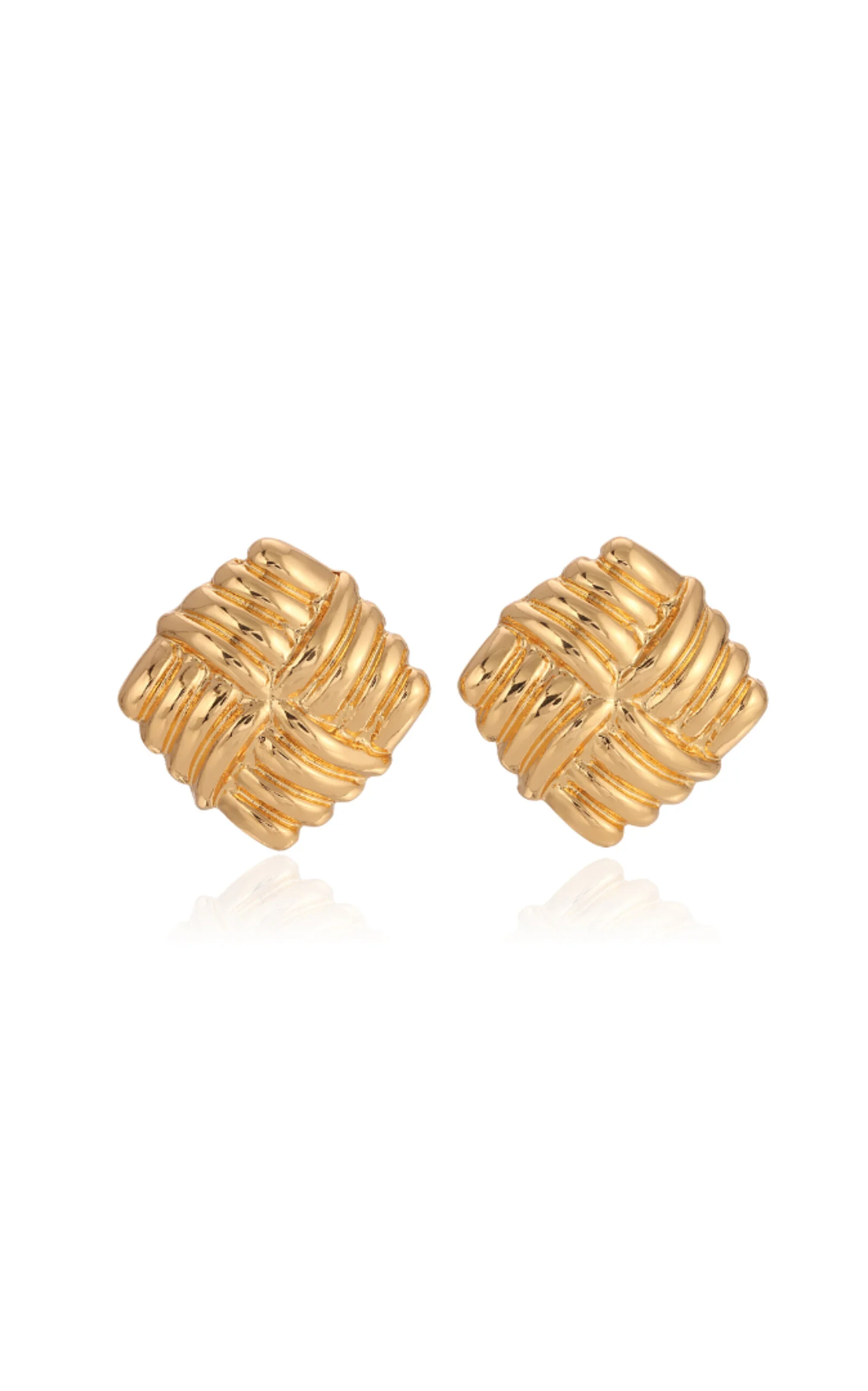 Wind Silver-Plated Earrings - 1
