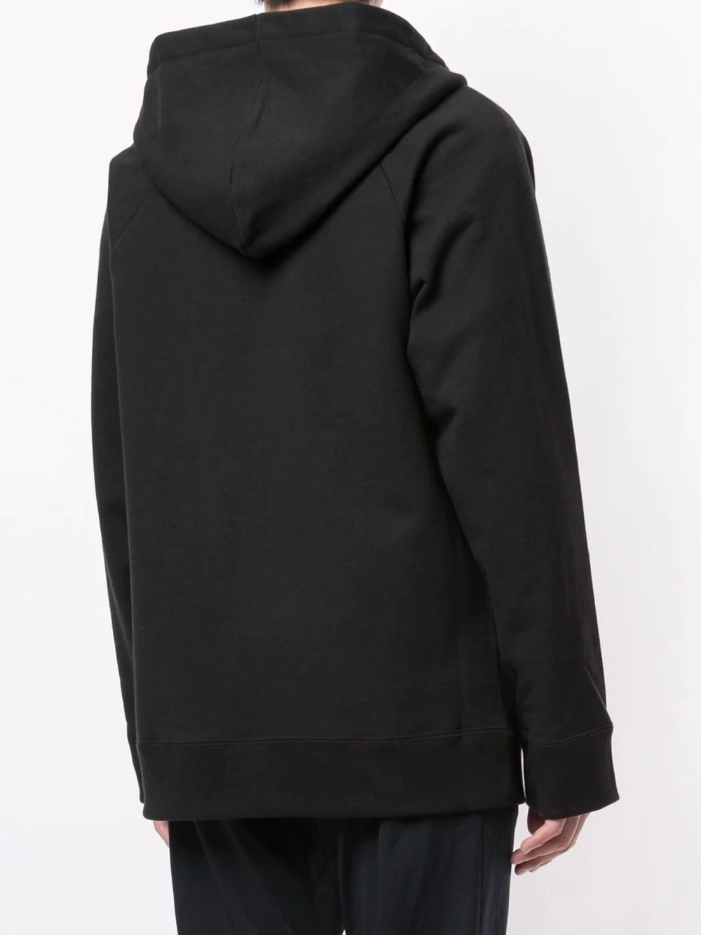 V-neck cotton hoodie - 4