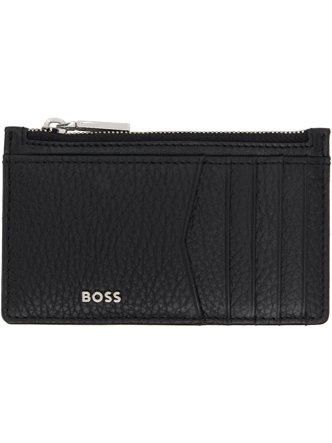 Black Logo Hardware Card Holder - 1