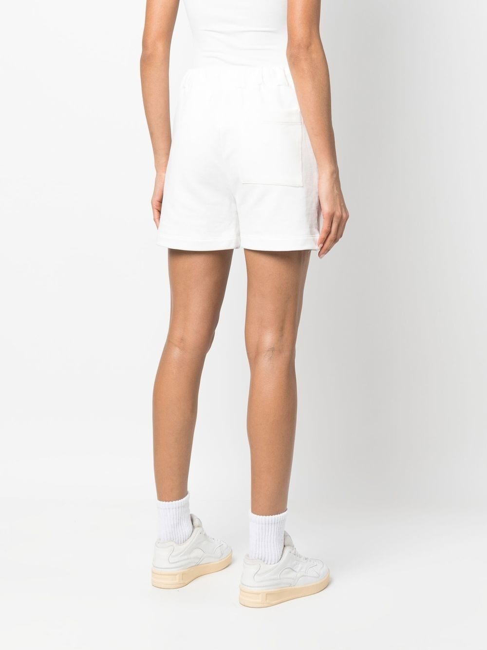 camouflage logo-print drawstring shorts - 4