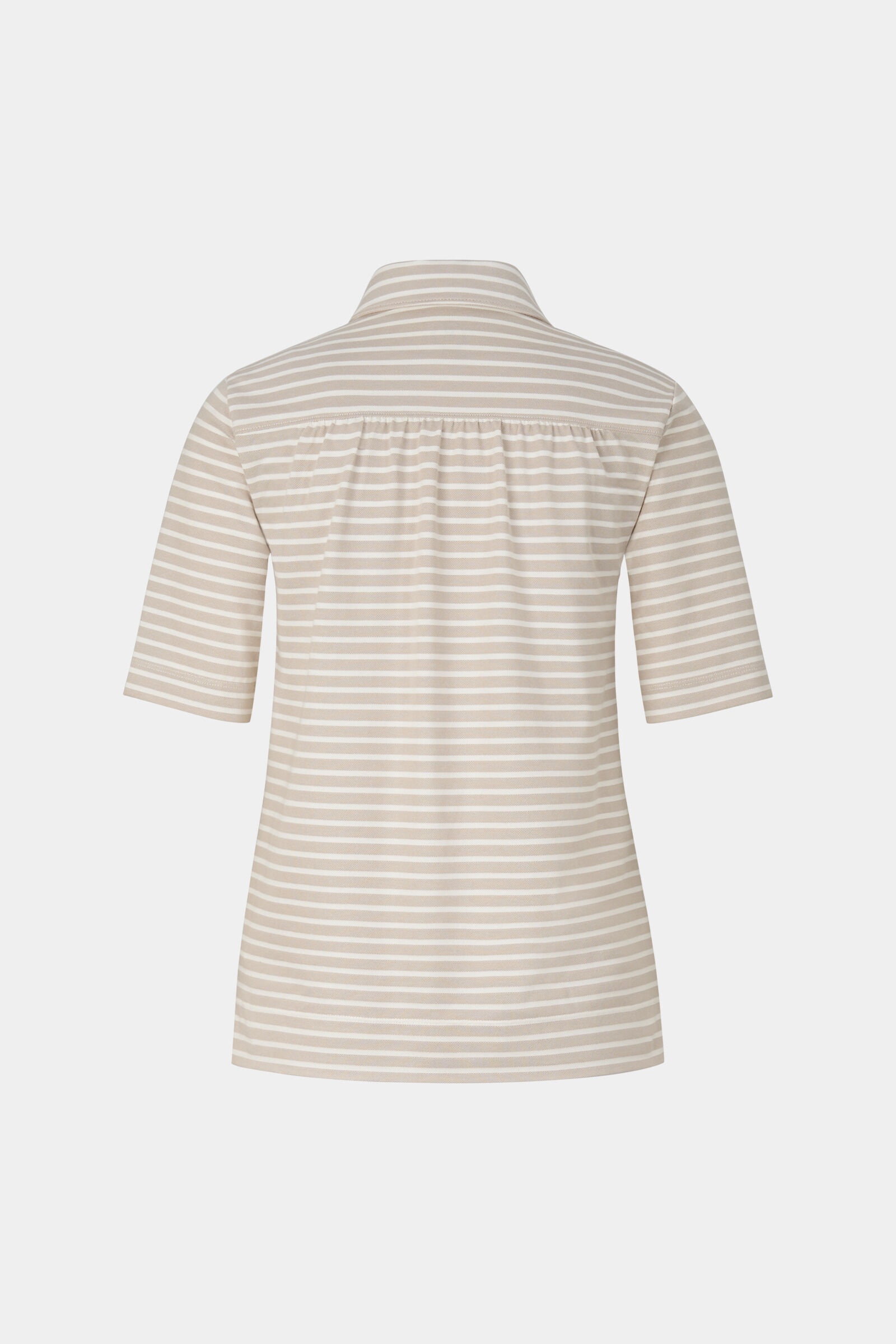 Peony Polo shirt in Beige/White - 6