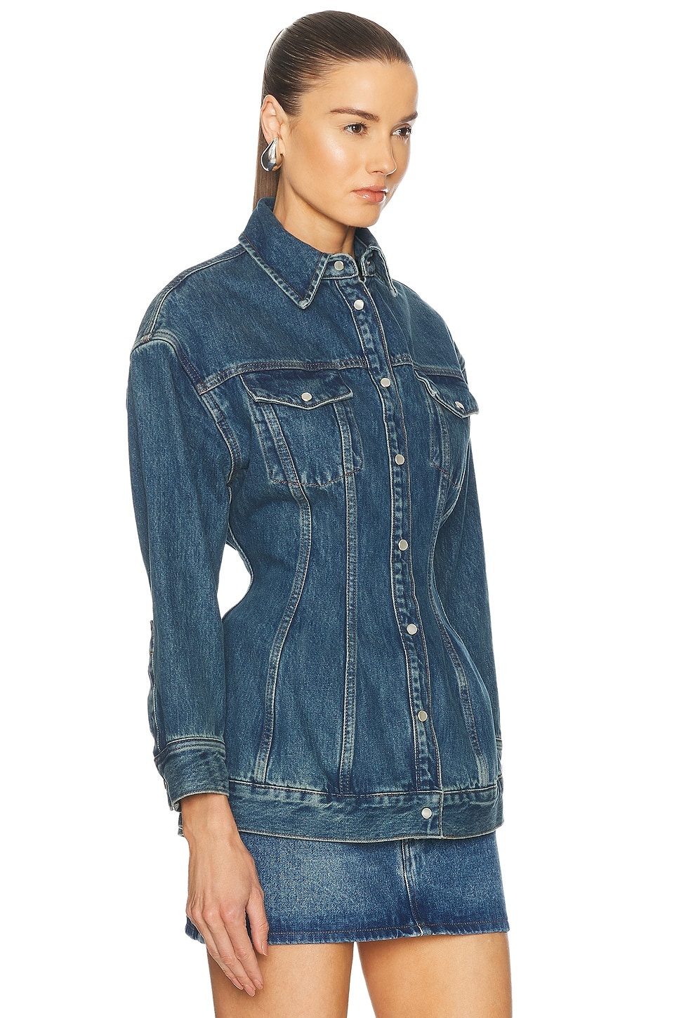 Denim Contour Jacket - 2
