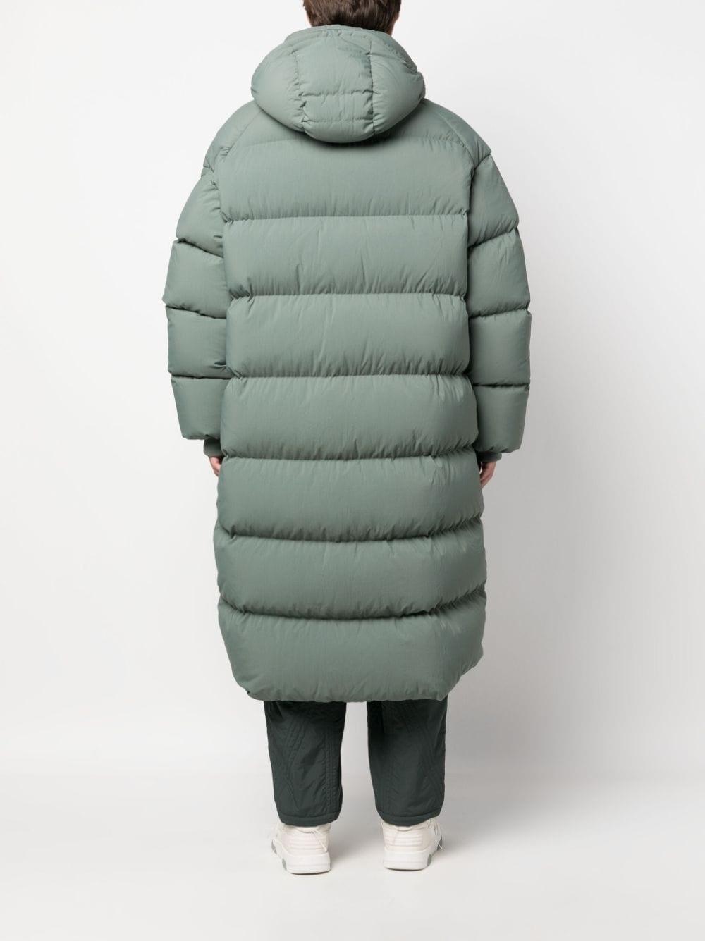 quilted parka coat - 4
