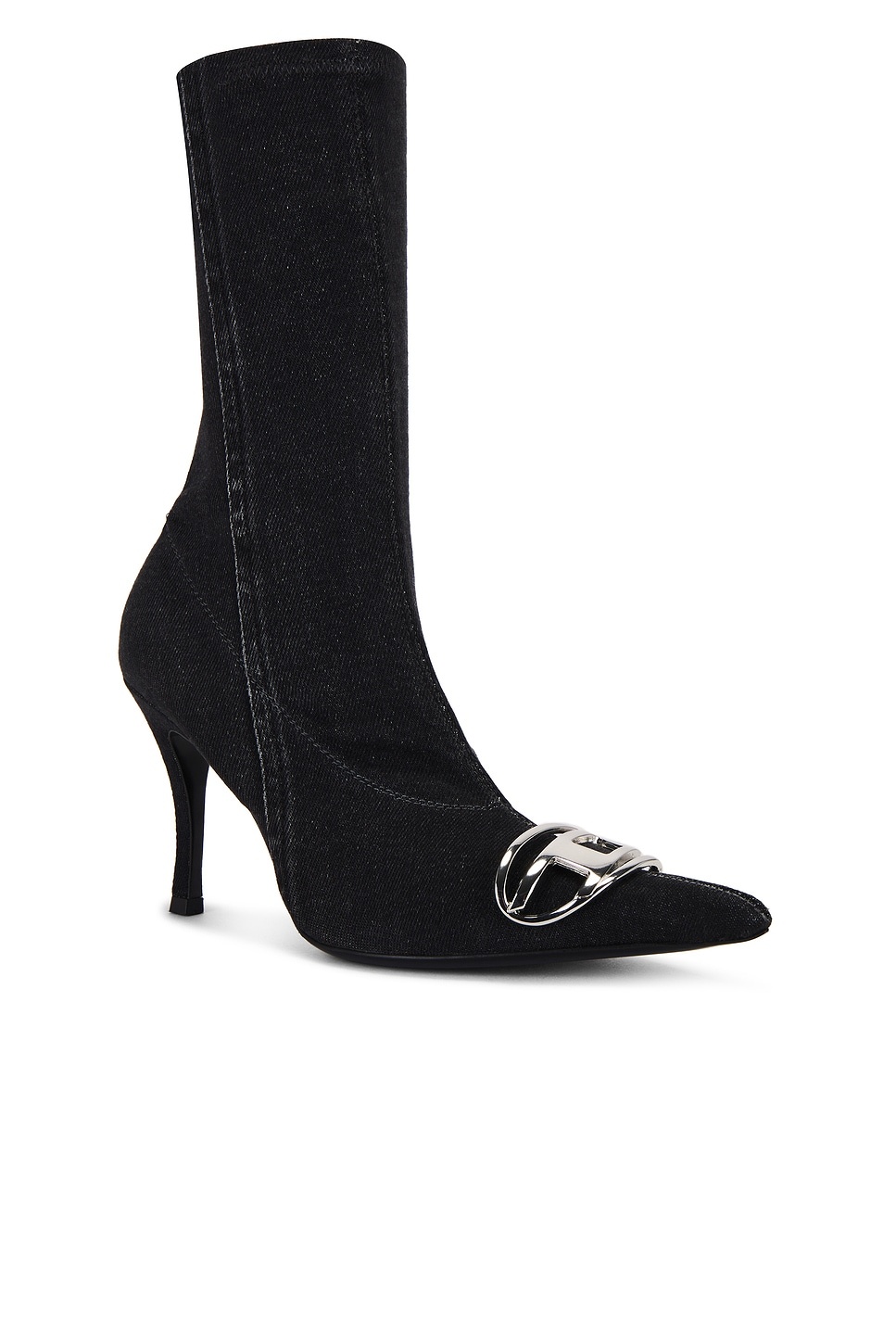 【関税込み】Diesel ブラック D-Venus Ab D ブーツ Women's D-Venus-Leather ankle boots | Black | Diesel