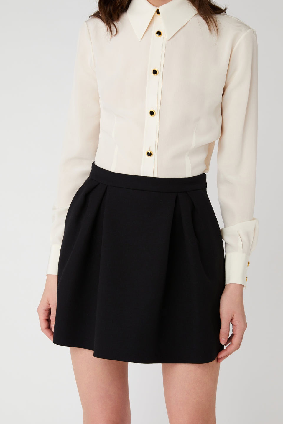 WOOL MINI SKIRT WITH POCKETS - 6