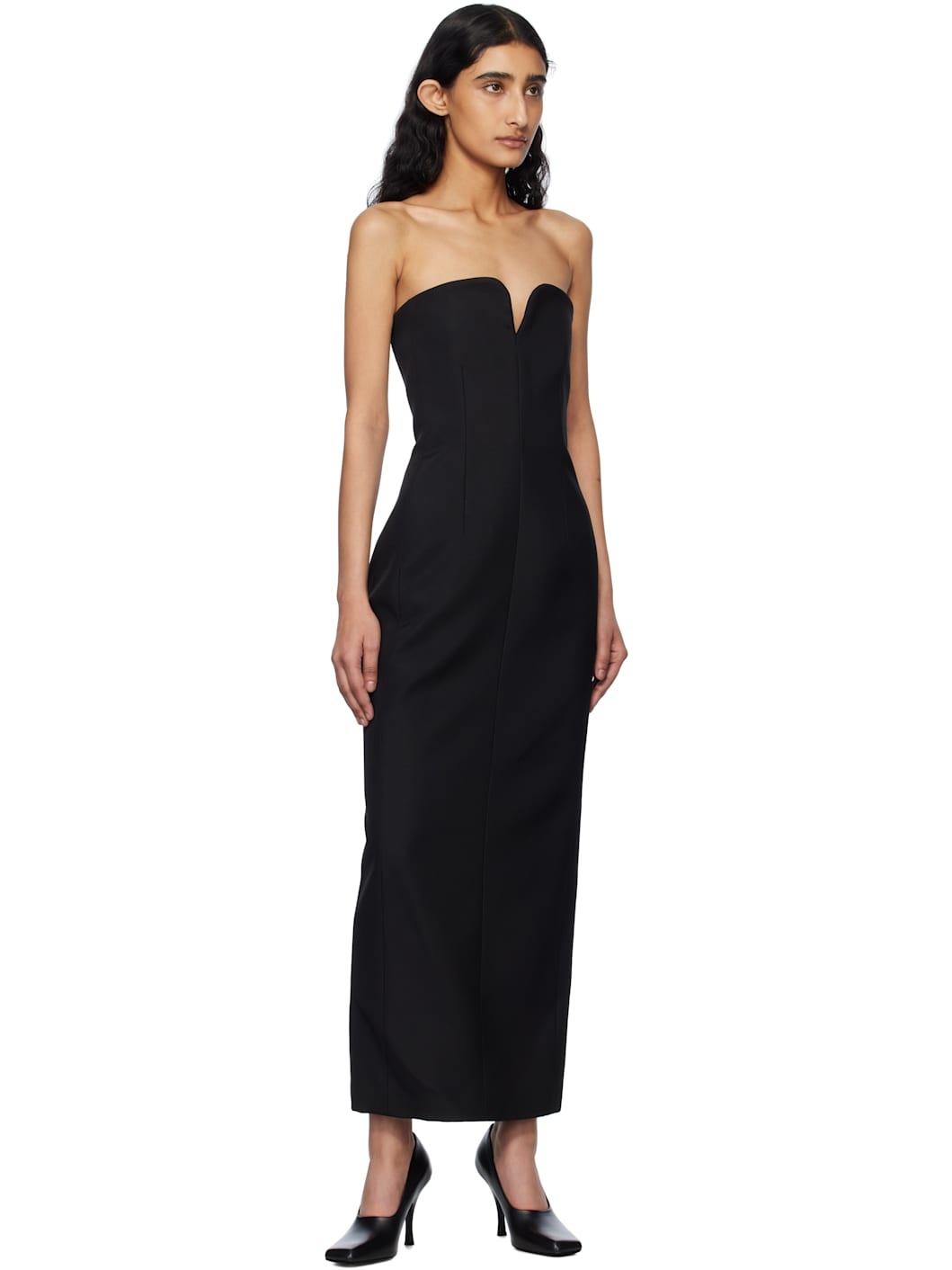 Black Yao Maxi Dress - 4