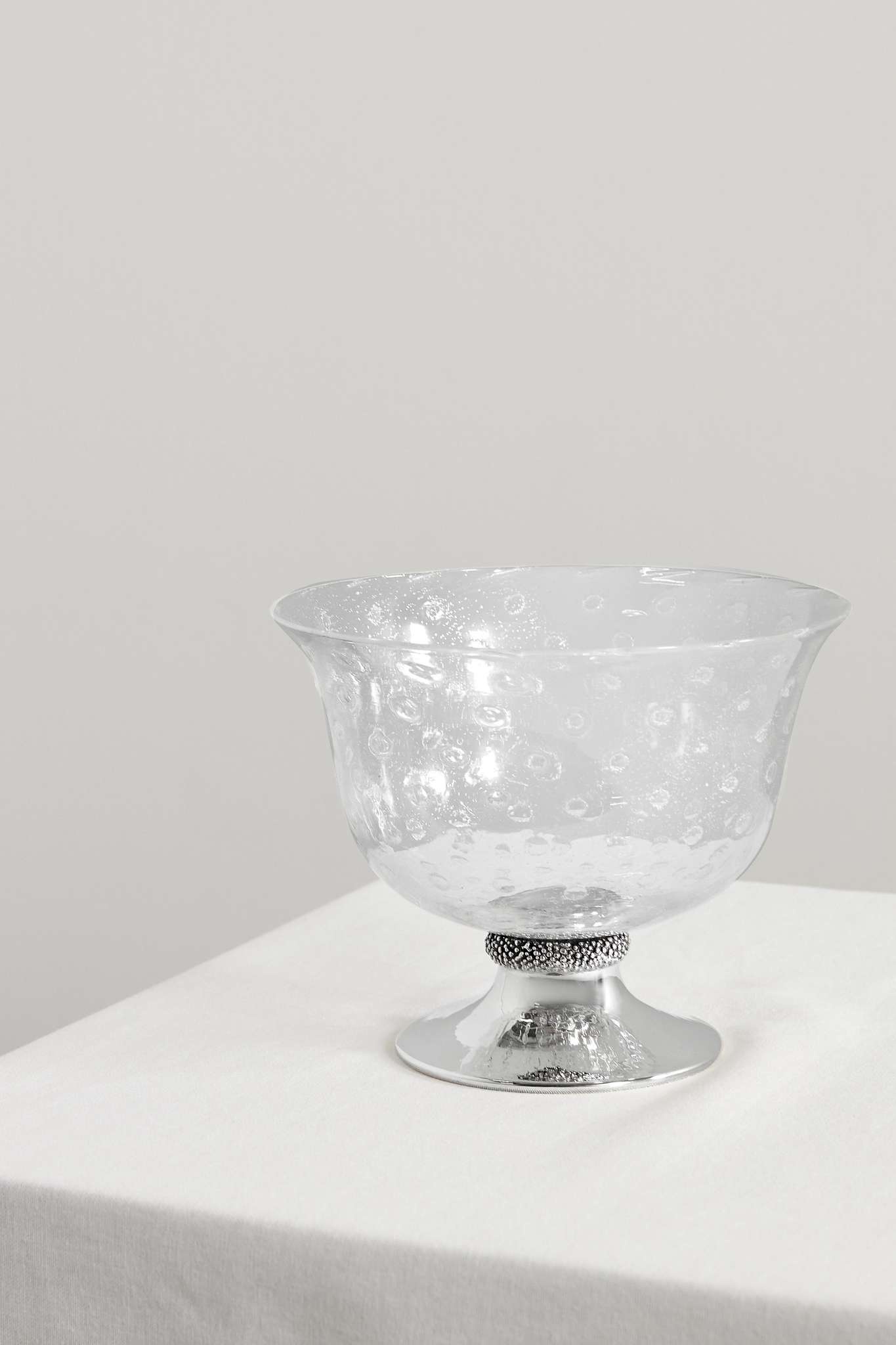 + Venini silver and glass caviar bowl - 1