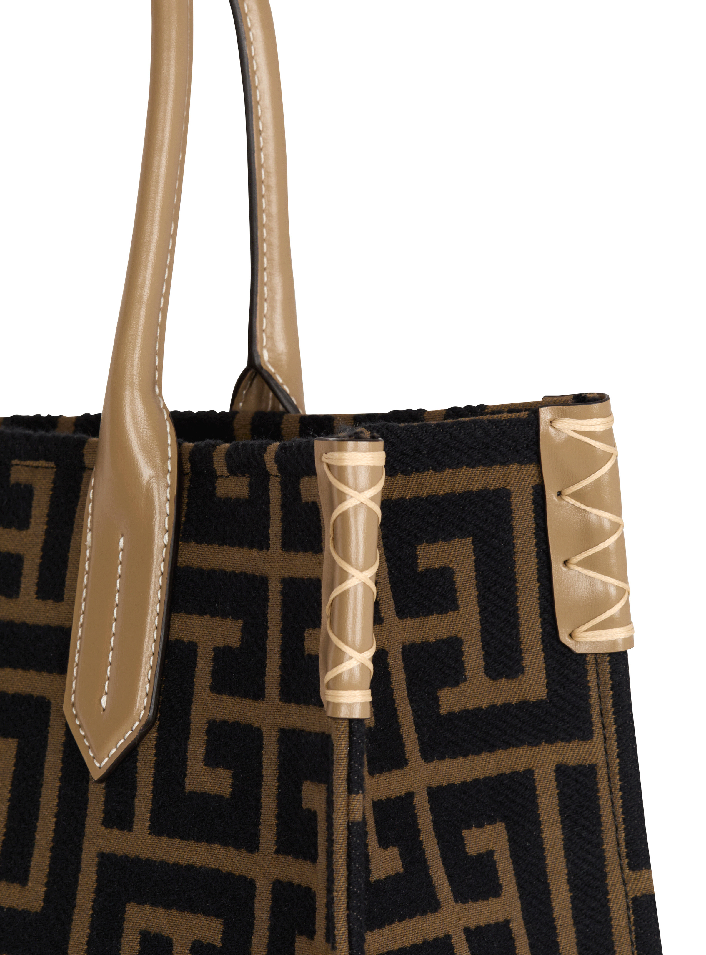 B-Army Shopper 36 bag in PB Labyrinth jacquard - 5