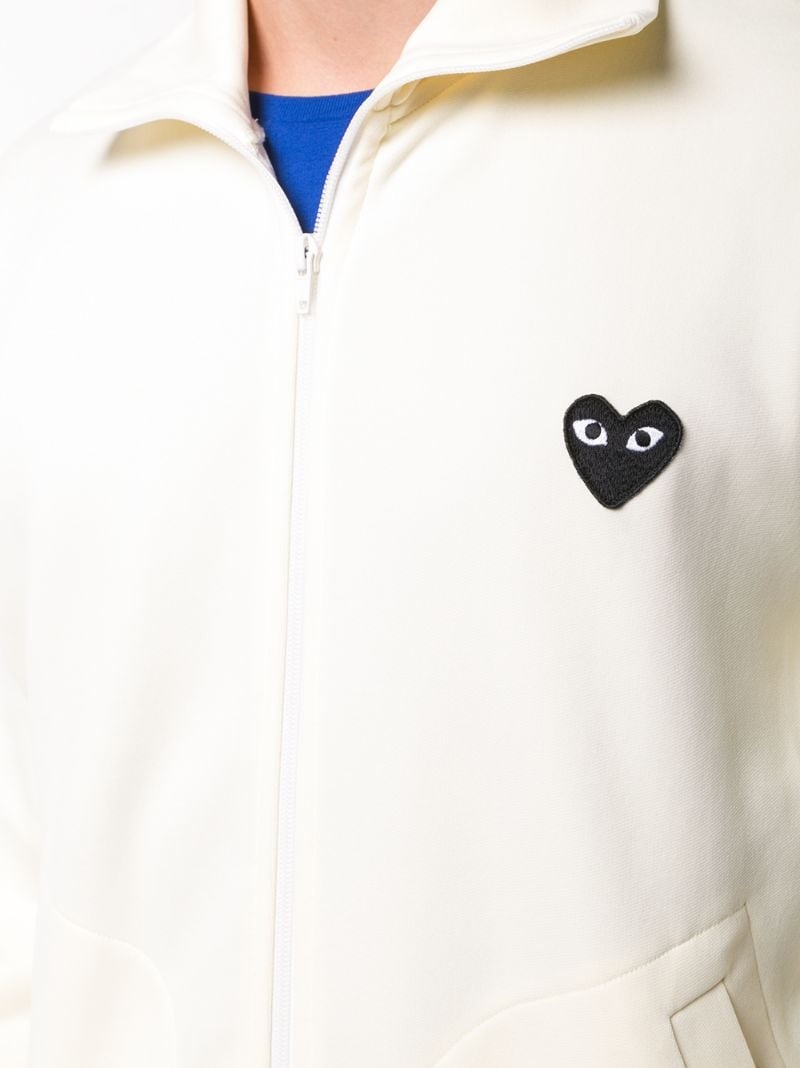 heart logo track jacket - 5