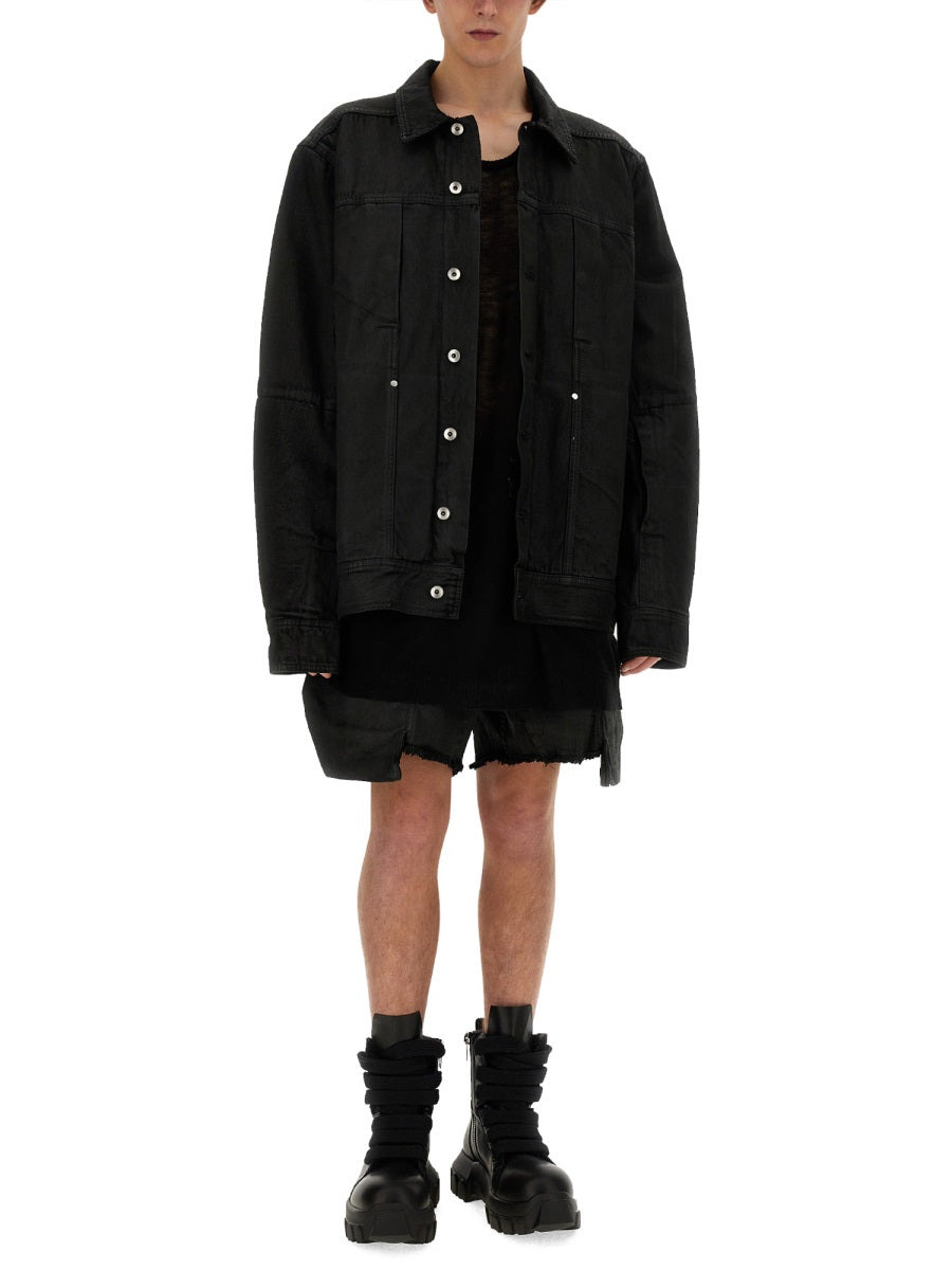 Rick Owens Men Denim Jacket - 2