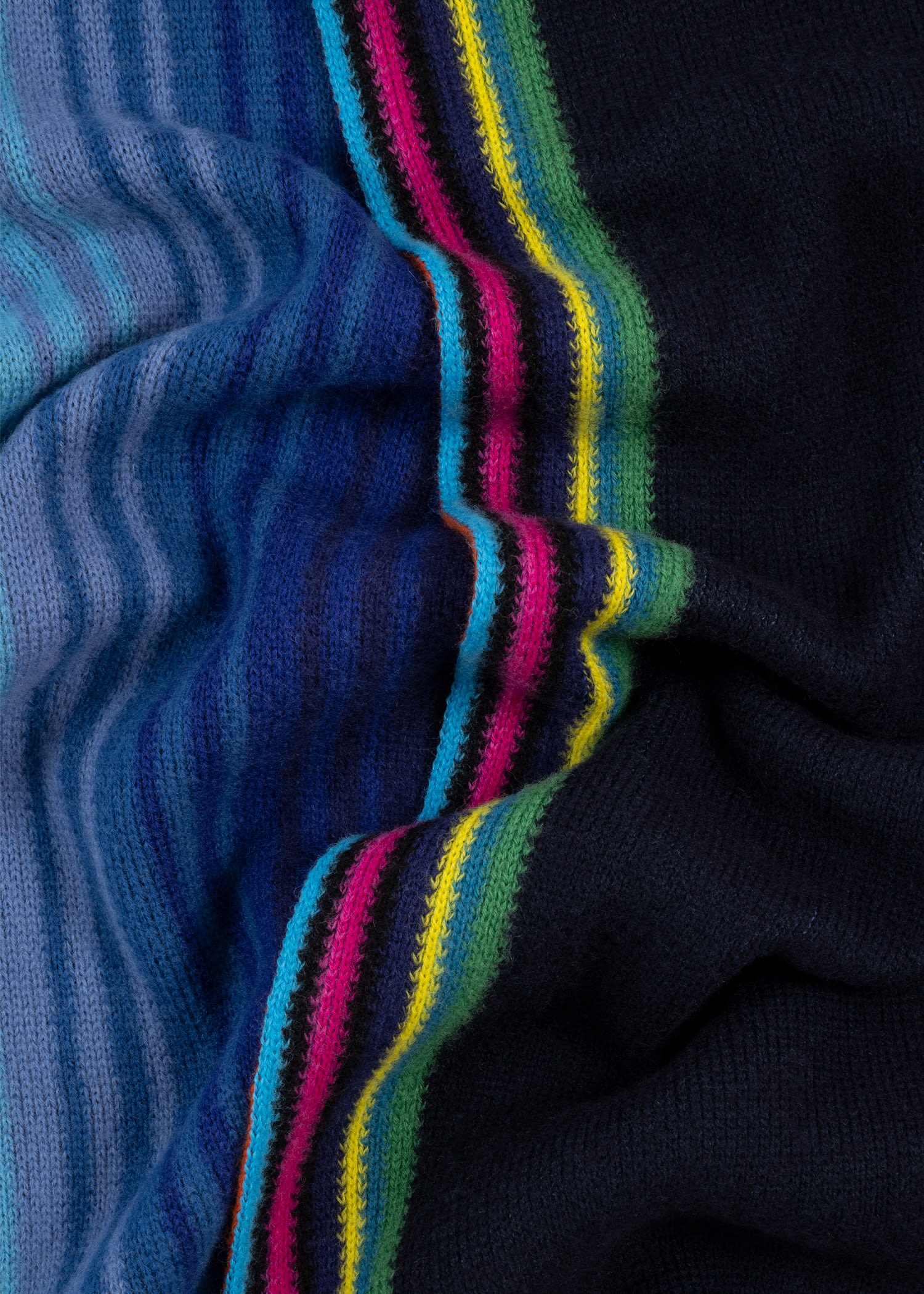 Merino Wool 'Sports Stripe' Scarf - 4