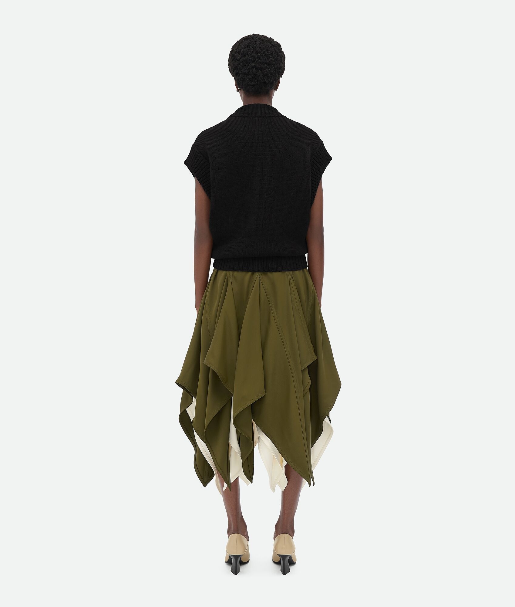 Viscose Double Layer Skirt - 3