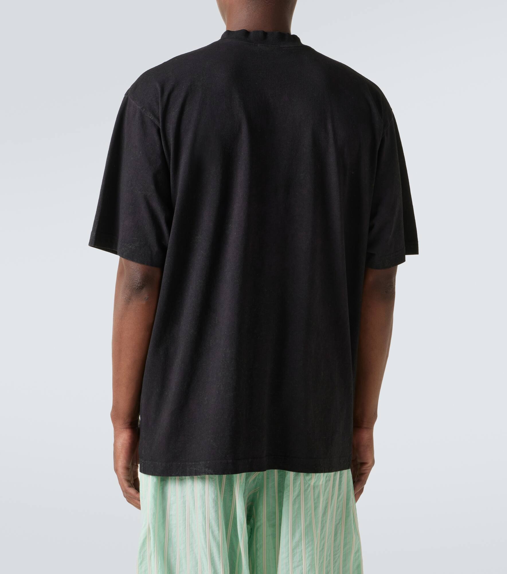 Printed cotton jersey T-shirt - 4