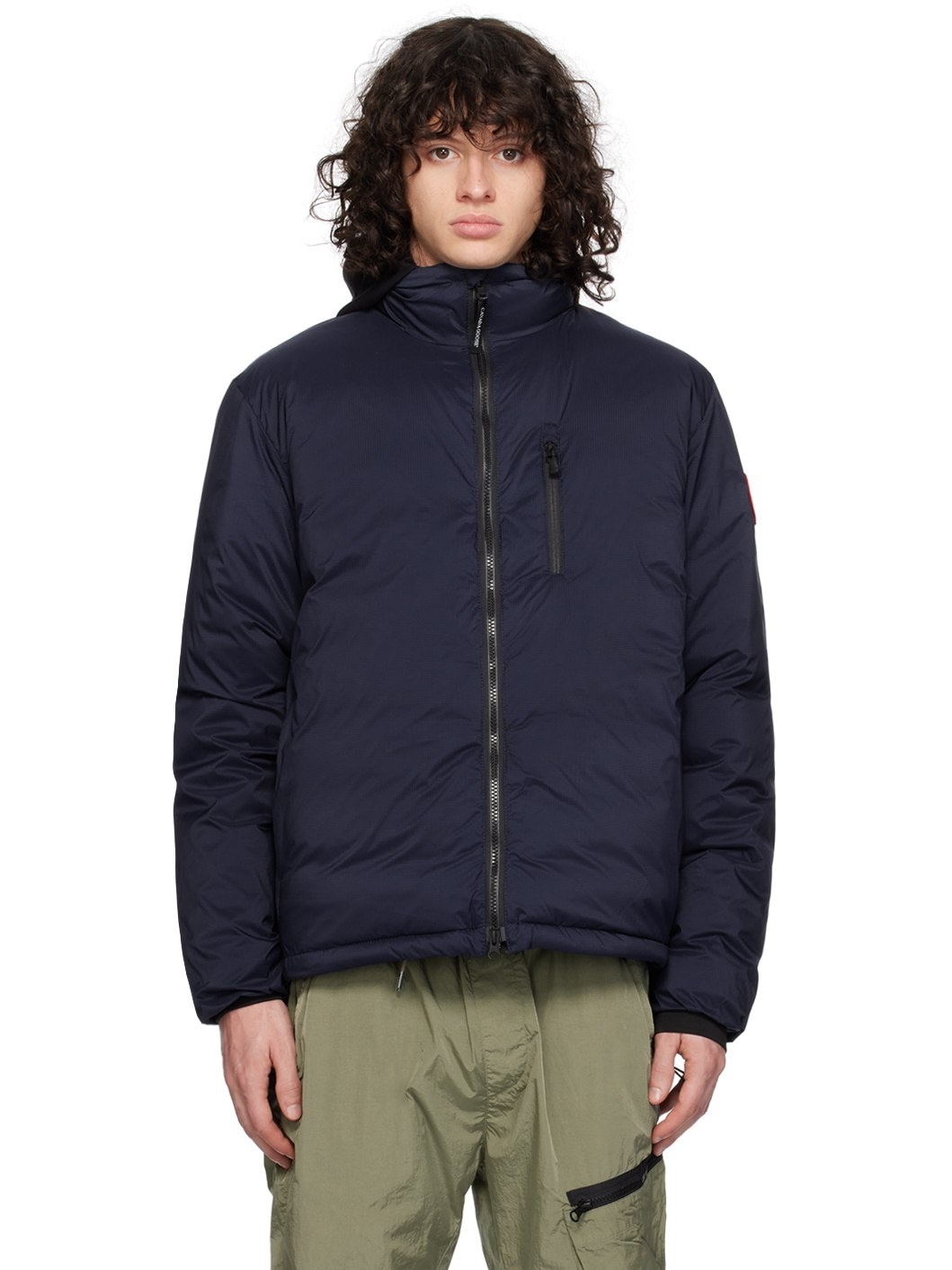 Navy Lodge Down Jacket - 1