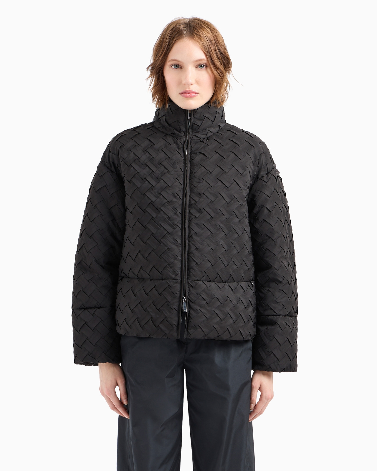 Full-zip jacket in woven technical fabric - 2
