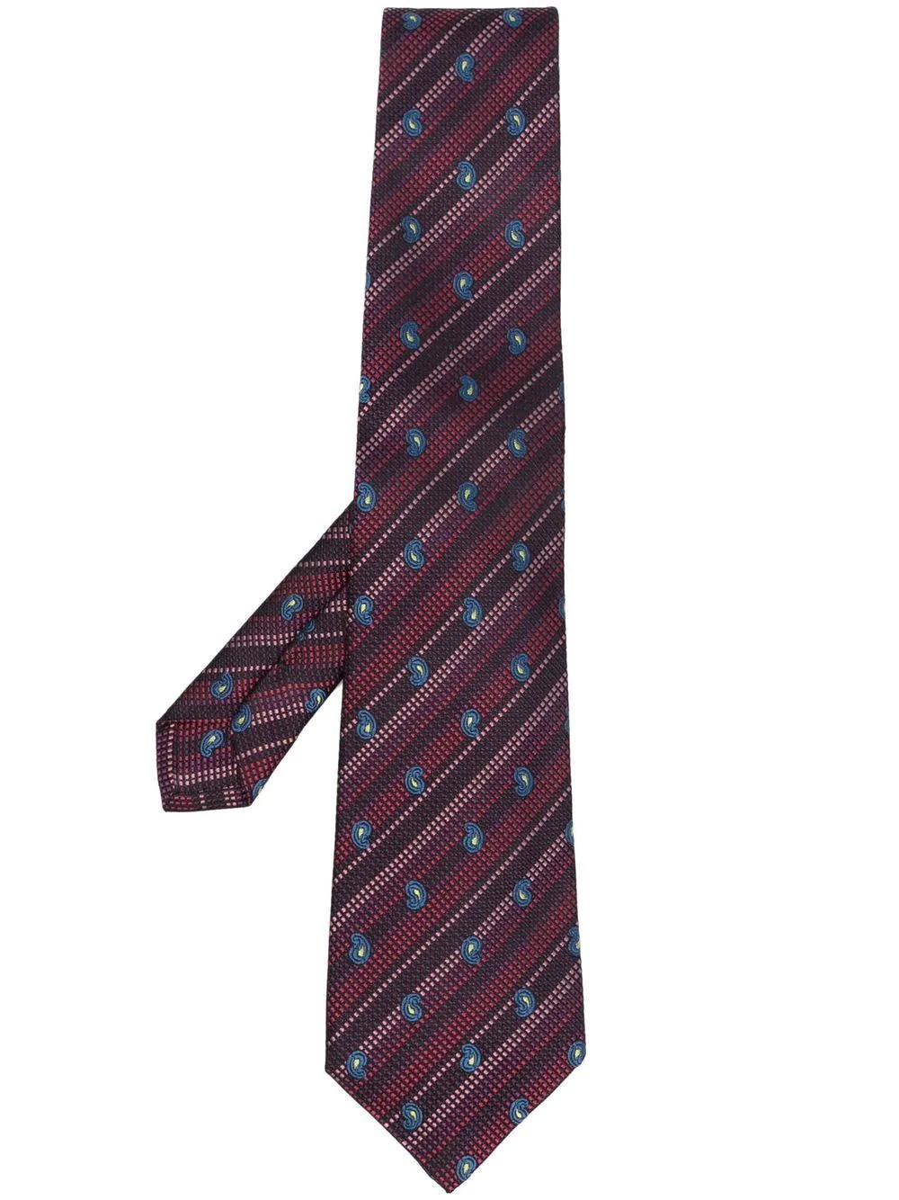 paisley-mofit silk tie - 1