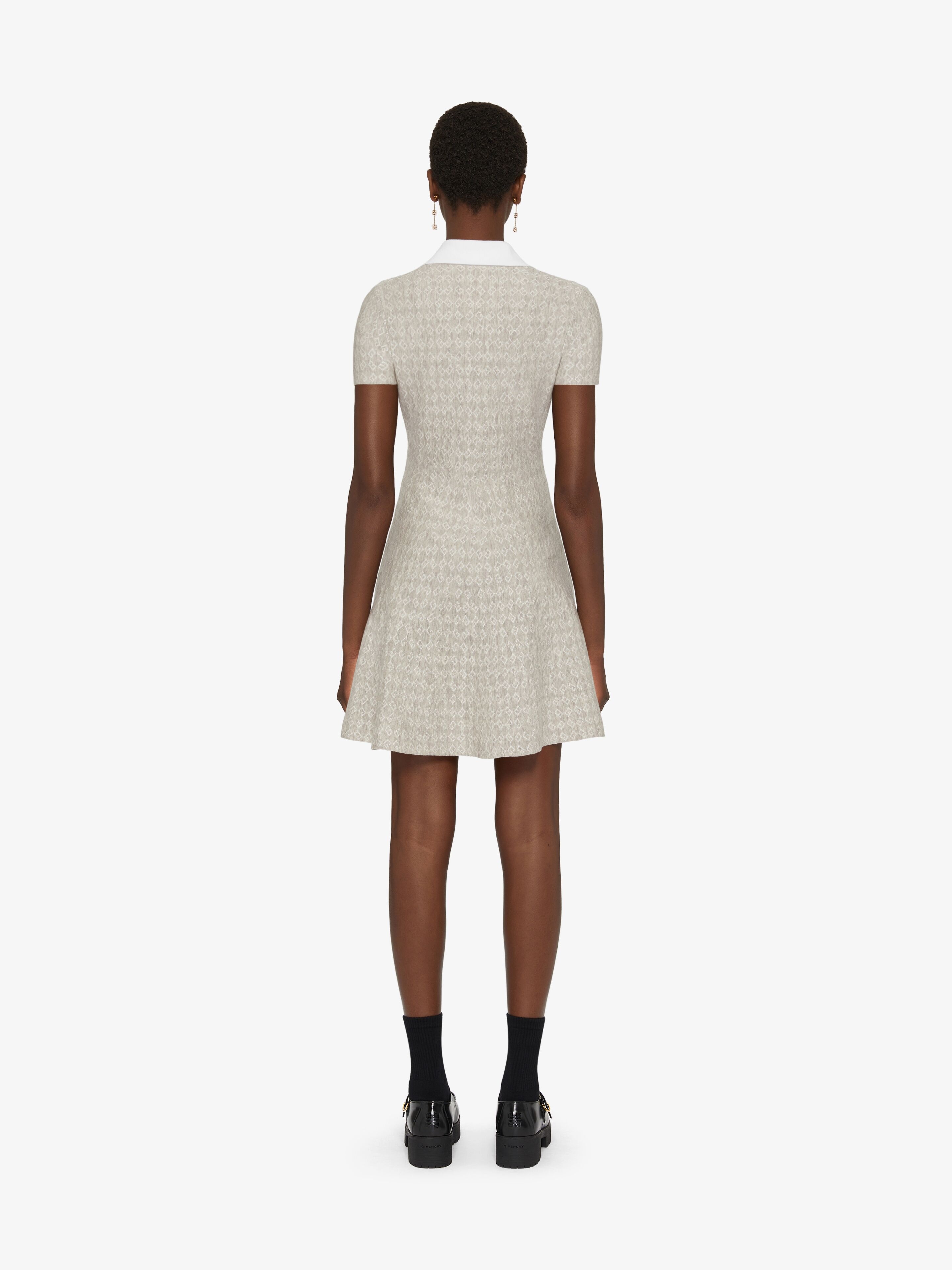 POLO DRESS IN MONOGRAM 72 JACQUARD - 4